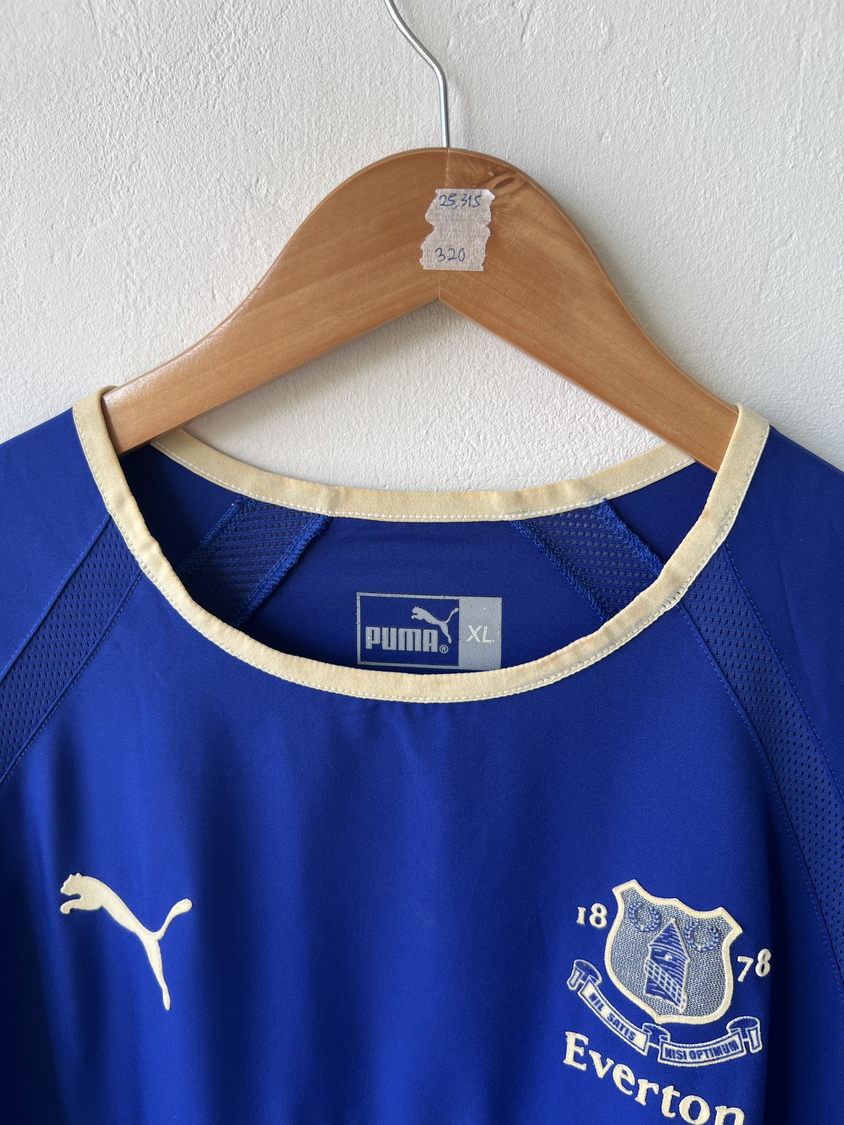 Puma (XL) Everton 2003-04 Home Kit Rooney #18 Size US XL / EU 56 / 4 - 6 Thumbnail