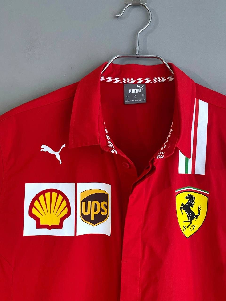 Ferrari × Puma Scuderia Ferarri Formula One Team Official Racing Shirt Sz L Size US L / EU 52-54 / 3 - 15 Thumbnail