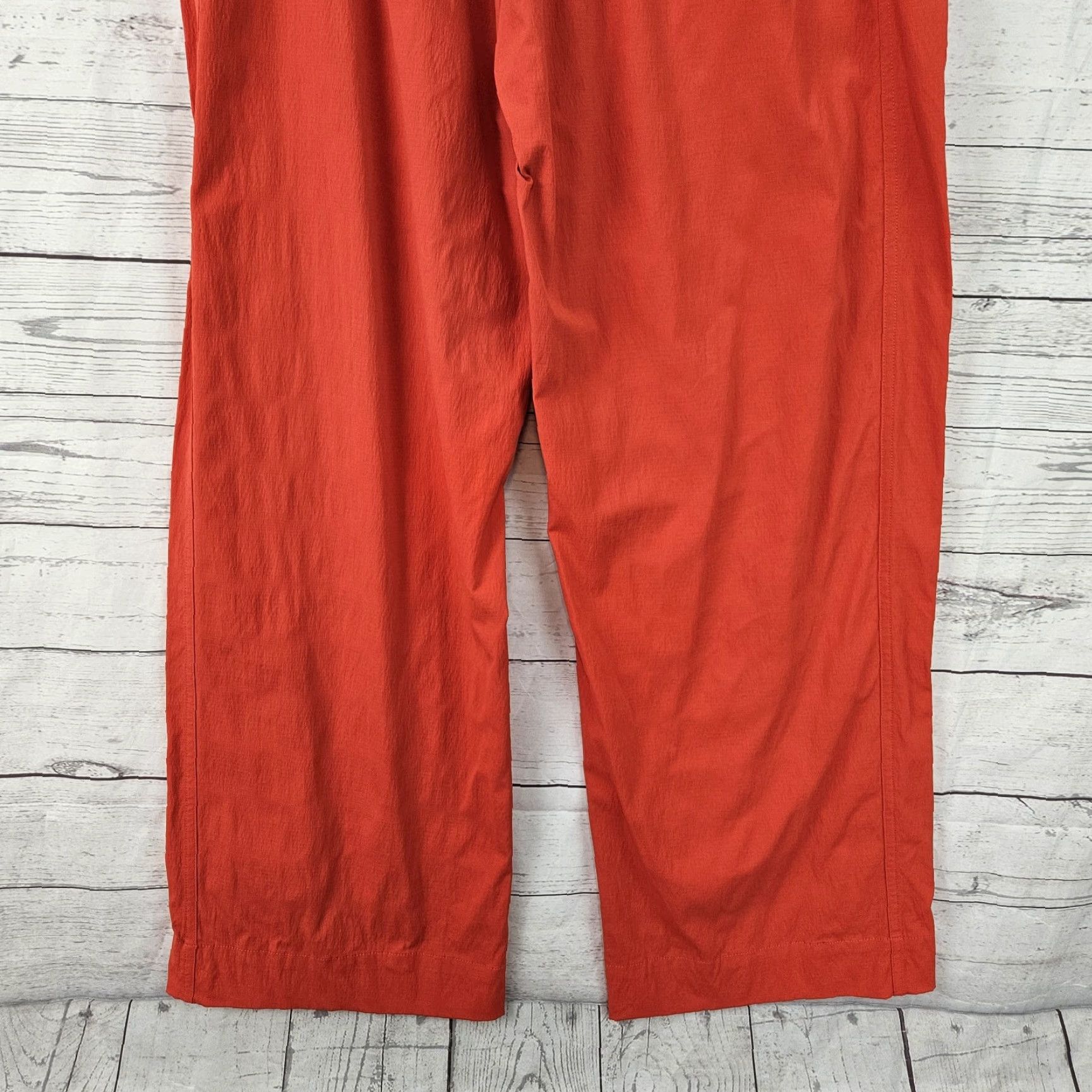 Athleta Athleta Trekkie Parachute Pant Womens Sz 10 Vermillion Orange High Rise Track Pants Mens? Womens Size 32" / US 10 / IT 46 - 6 Thumbnail