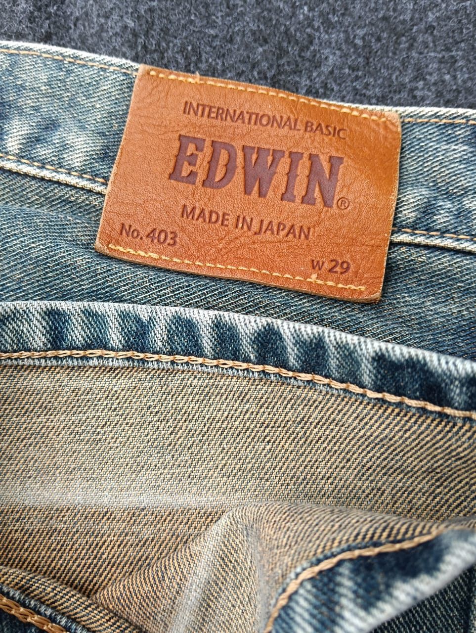 Edwin EDWIN Made in Japan 403 Light Wash Distressed Denim. Size US 29 - 3 Thumbnail