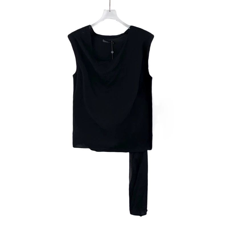 Alexander McQueen Alexander Mcqueen Colored mulberry silk streamer sleeveles Size S / US 4 / IT 40 - 1 Thumbnail