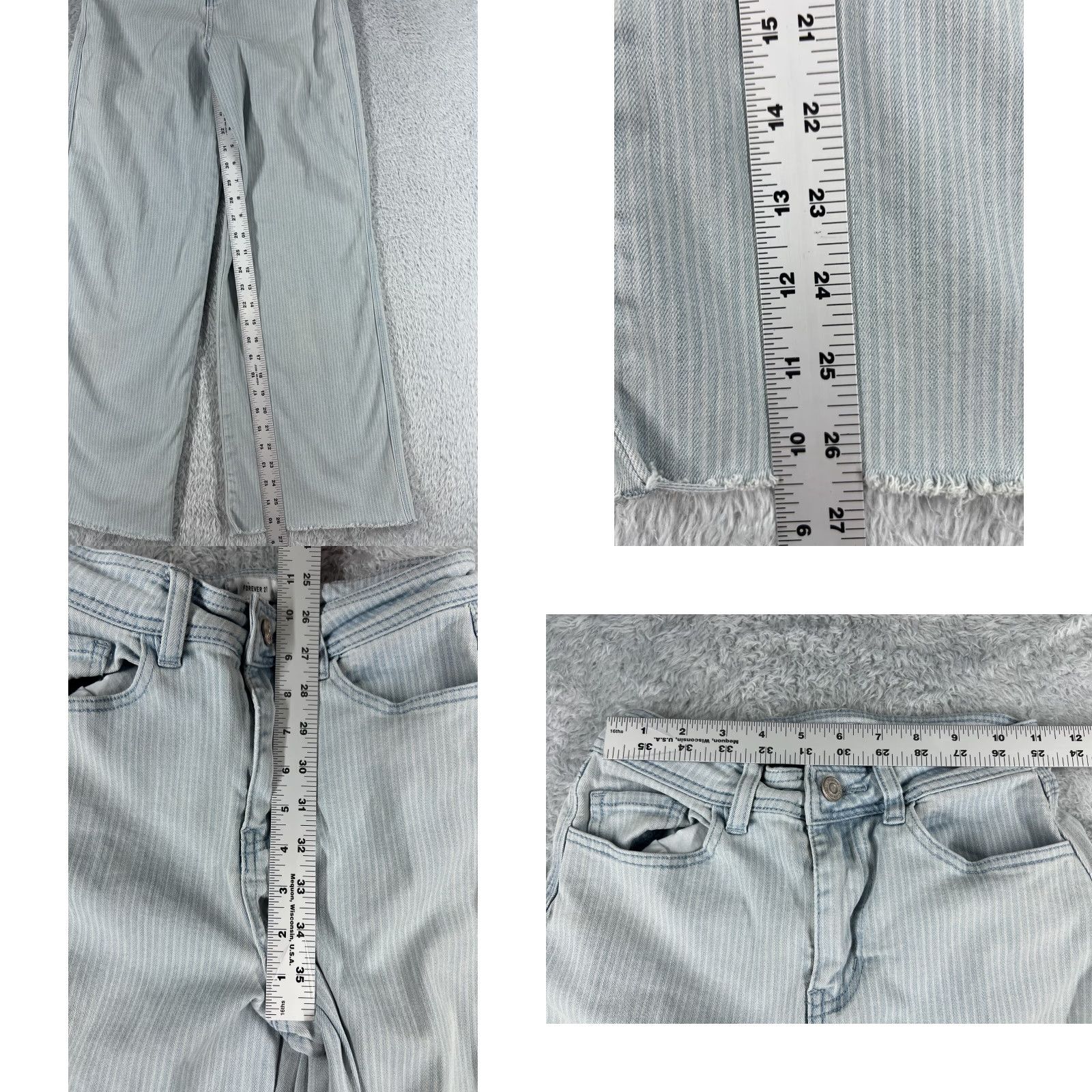 Forever 21 Forever 21 Jeans Womens 24 Blue Herringbone Denim Wide Leg 23x27 Jeans Pants Womens 24 Blue Herringbone Denim Wide-Leg outlets? Size 42" / US 20 - 8 Thumbnail