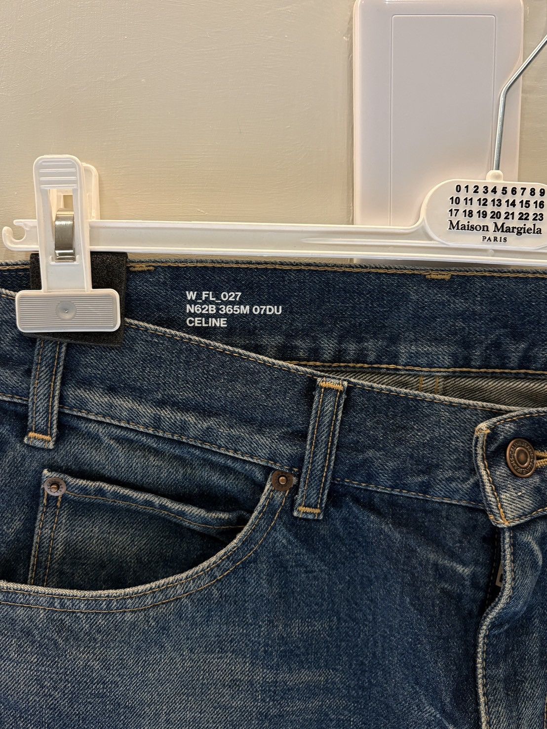 Celine Celine Marco Jeans in DARK UNION Flared Denim Size US 30 / EU 46 - 2 Thumbnail