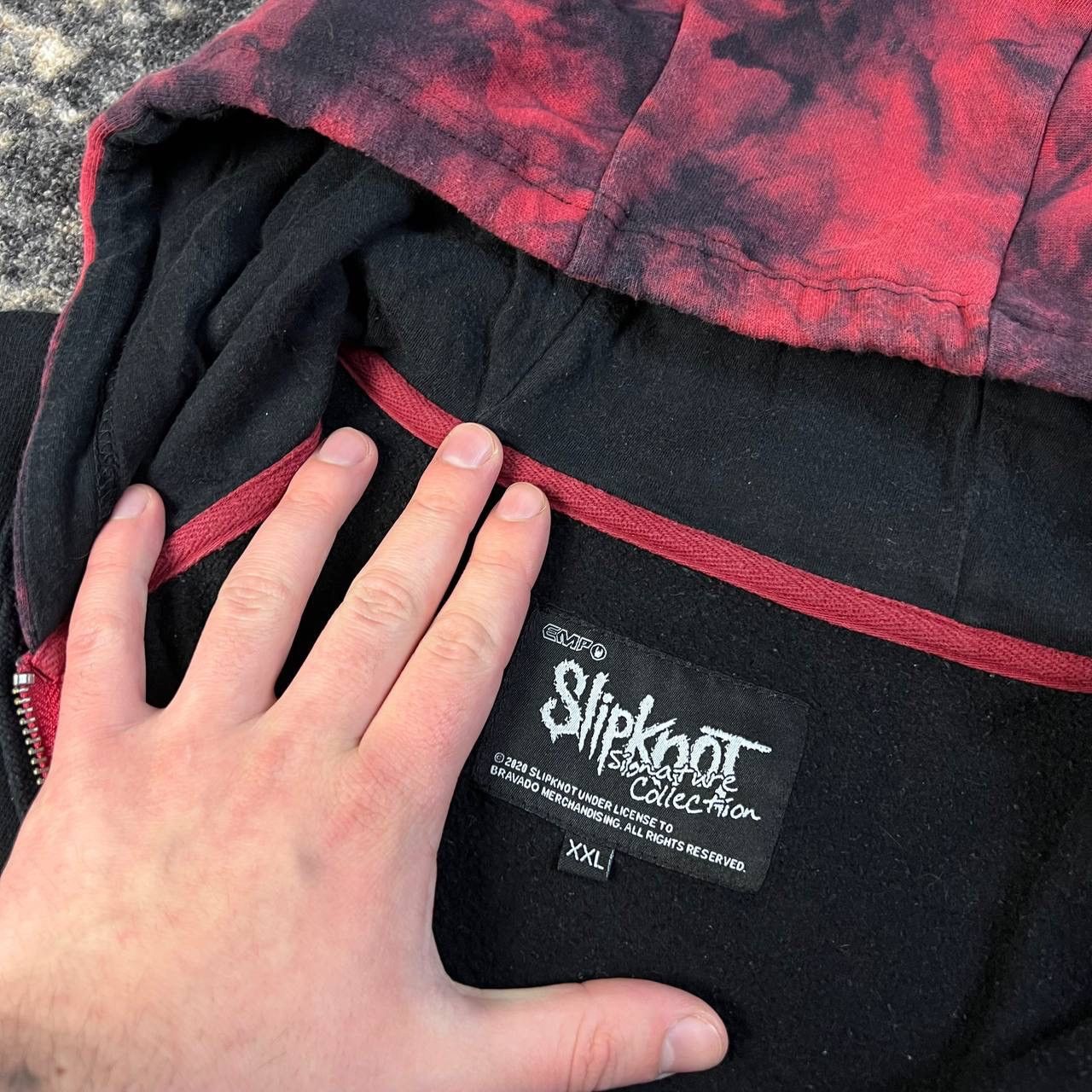 Slipknot Slipknot Vintage Y2K Big Logo Zip Up Rock Band Hoodie Size US XXL / EU 58 / 5 - 8 Thumbnail