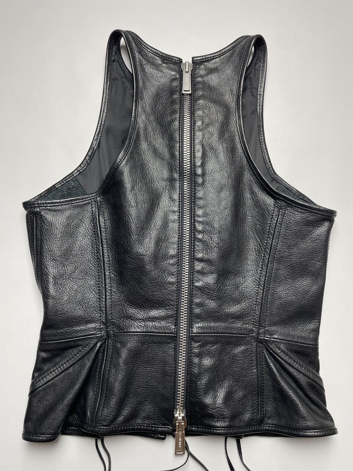 Dsquared2 Dsquared2 Leather Corset Size S / US 4 / IT 40 - 2 Thumbnail