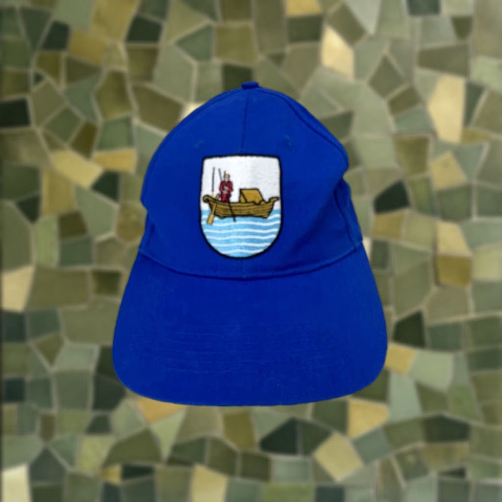 Vintage Big X Baseball Hat Fisherman Embroidered Adjustable Cap Mens Blue Cotton Cap Size ONE SIZE - 1 Thumbnail