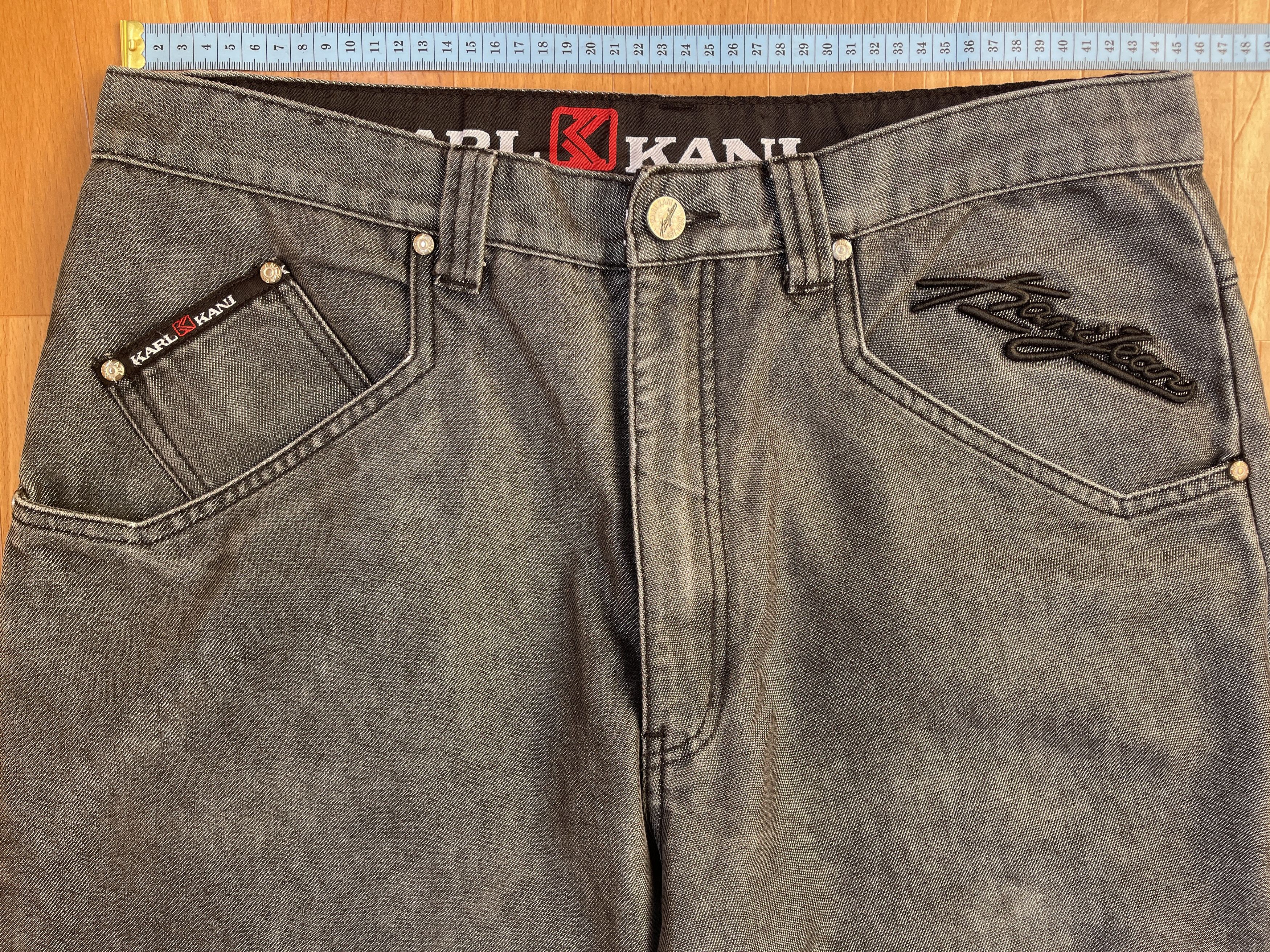 Karl Kani KARL KANI jeans shiny vintage baggy jeans silver metallic 34 Size US 34 / EU 50 - 14 Thumbnail