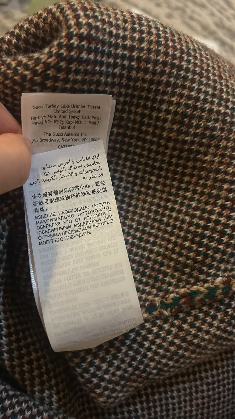 Gucci Gucci Monogram Checked Wool Intarsia Dress size XXL Size XXL / US 16-18 / IT 52-54 - 15 Thumbnail
