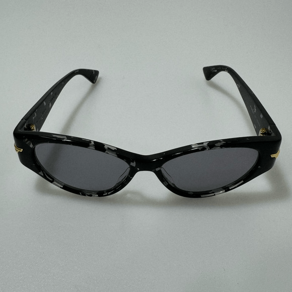 image of Bottega Veneta Cateye Sunglasses Black Havana Gold Bv1002S 0, Men's