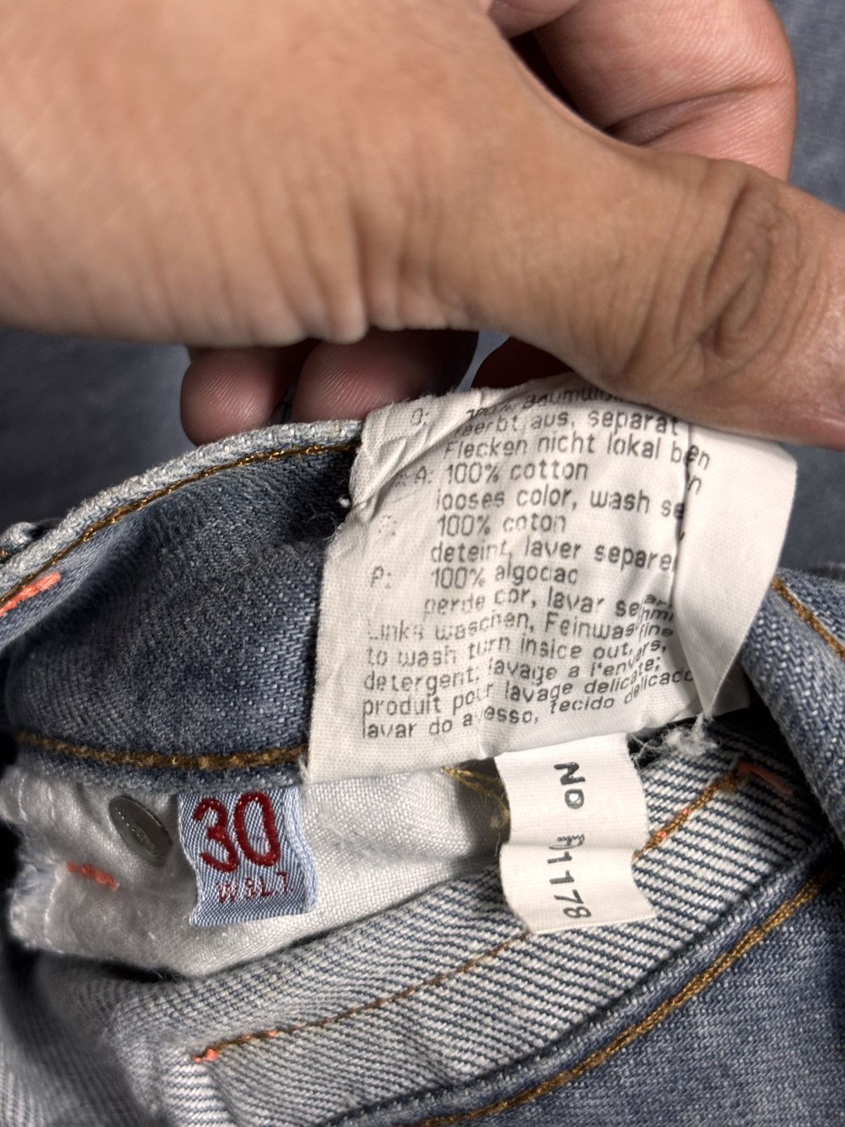 Walter Van Beirendonck W&LT Walter Van Beirendonck Denim Jeans Size US 30 / EU 46 - 5 Thumbnail