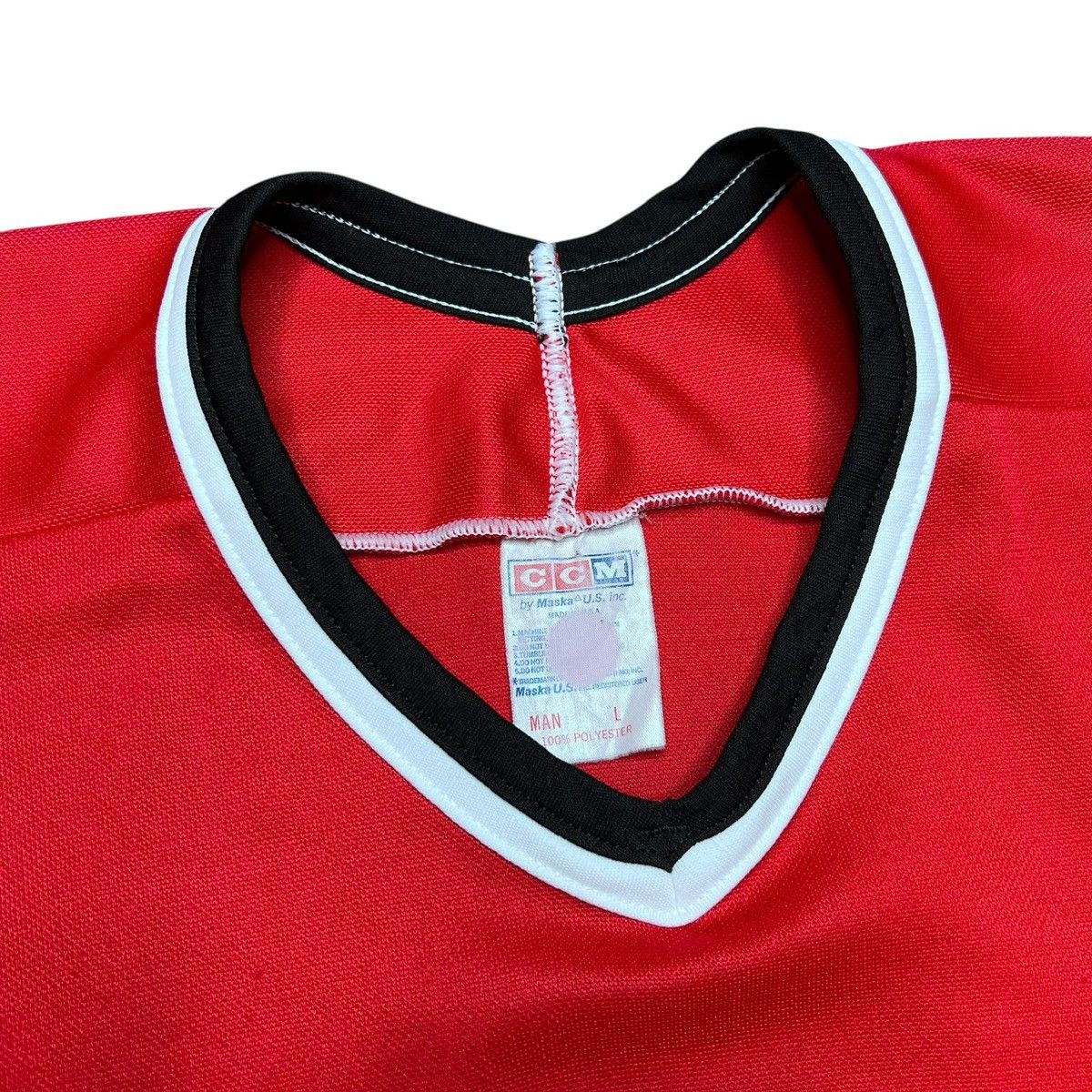 Ccm Vintage 1990s NHL Chicago Blackhawks CCM Maska Hockey Jersey Size US L / EU 52-54 / 3 - 2 Thumbnail