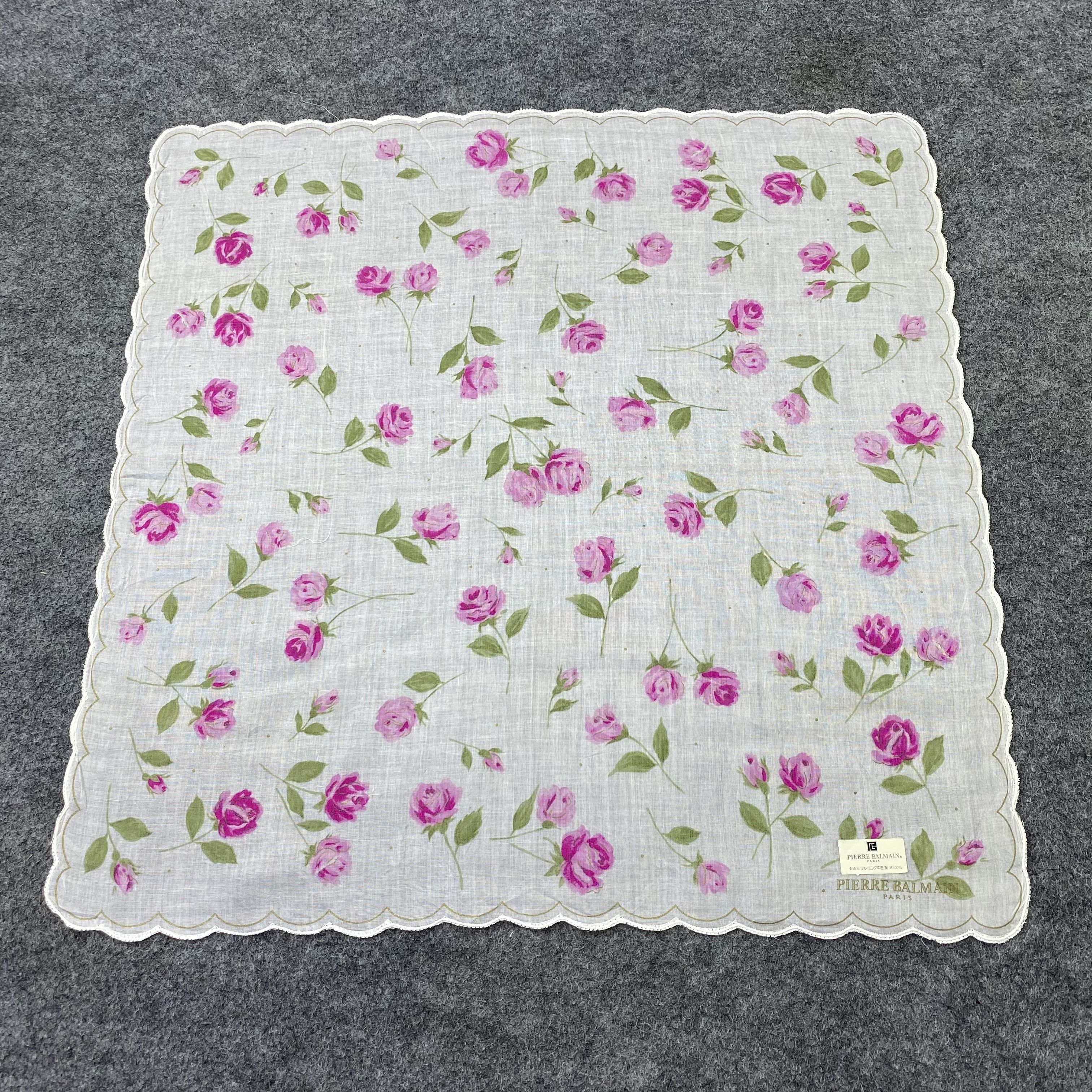 Pierre Balmain Pierre Balmain Handkerchief / Bandana / Neckerchief-B1378 Size ONE SIZE - 3 Thumbnail