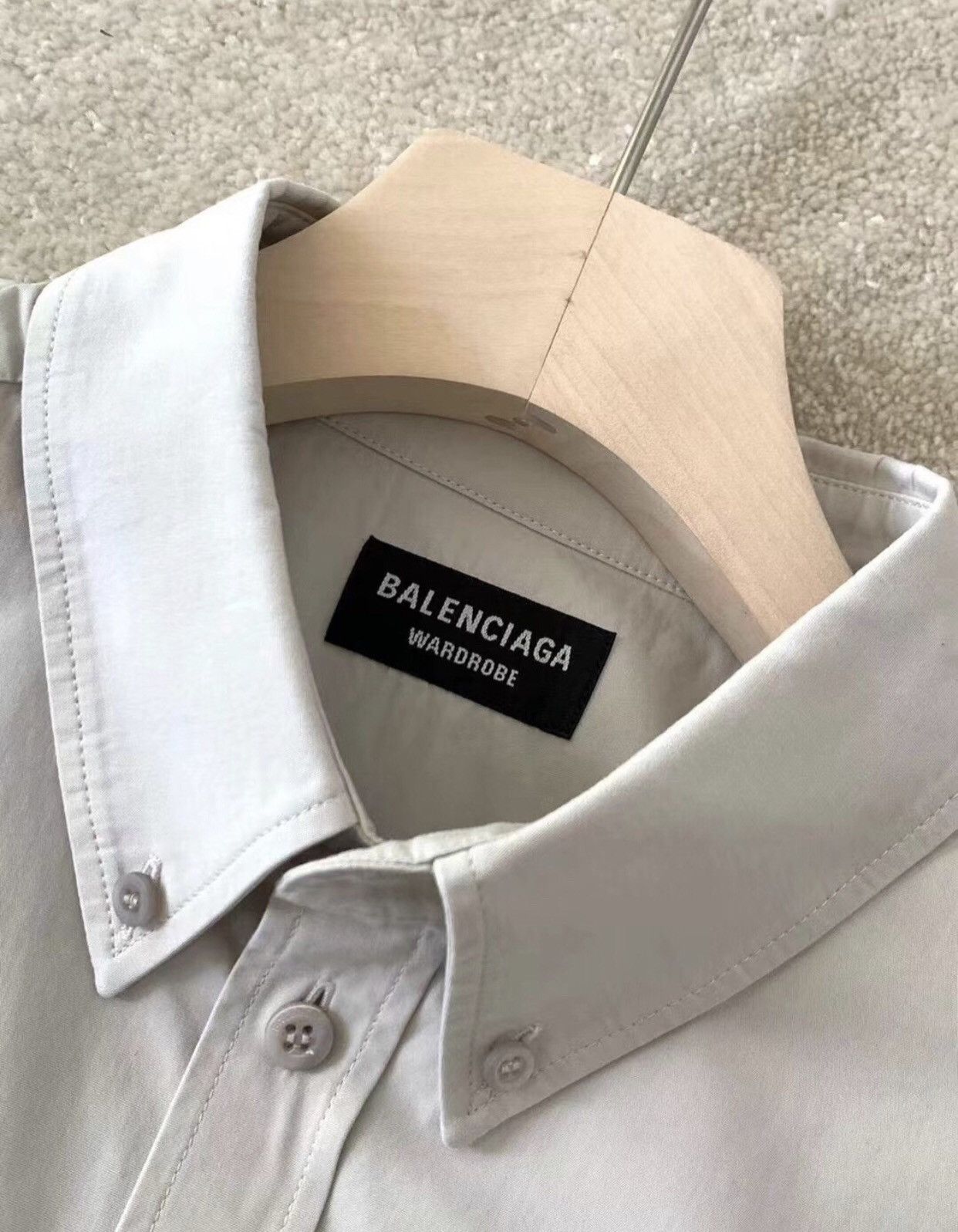 Balenciaga Balenciaga Waterfall Embroidered Logo Shirt2412-Nextarrow Size US M / EU 48-50 / 2 - 6 Thumbnail