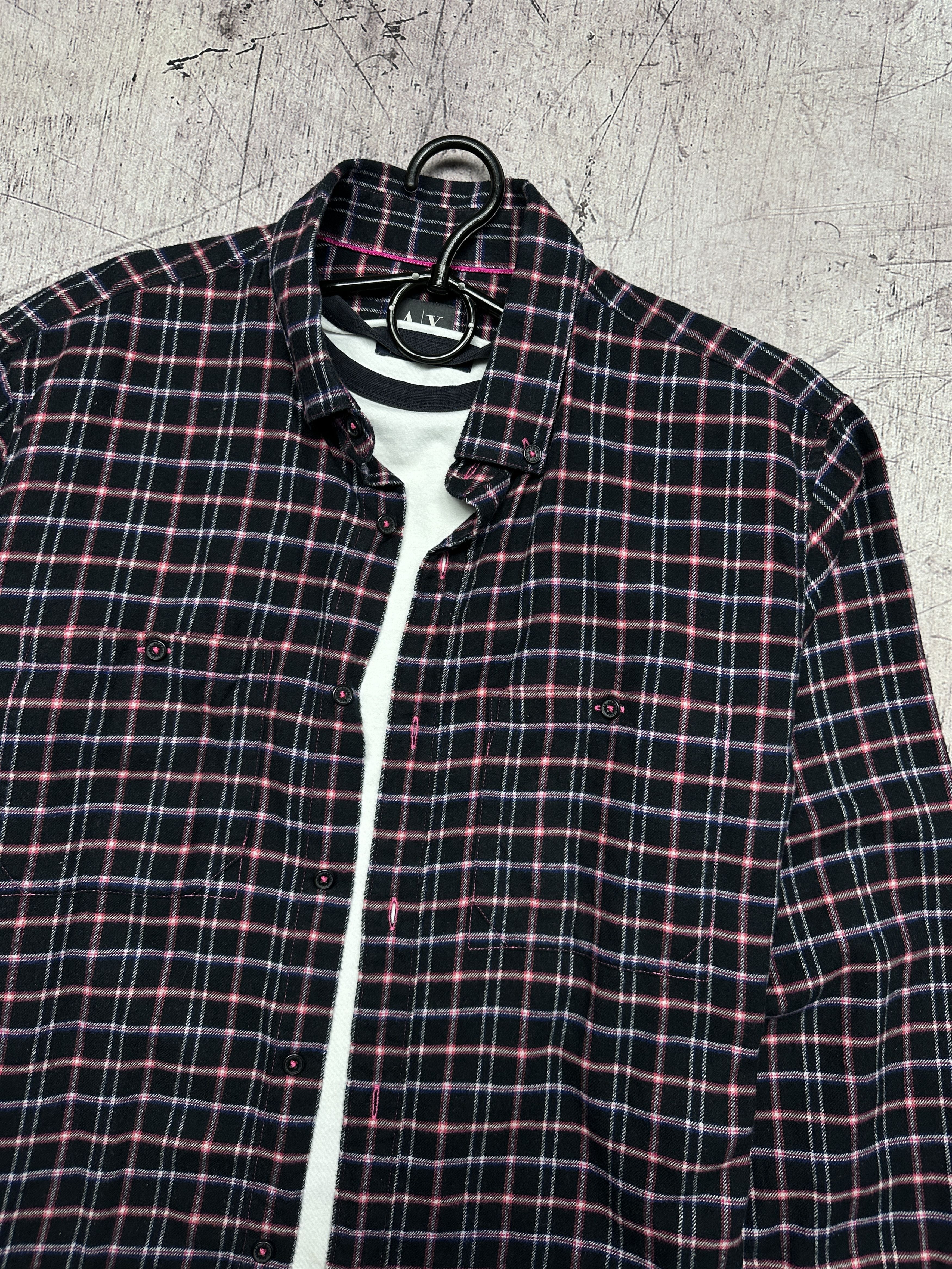 Armani Exchange Armani Exchange Mens Flannel Long Sleeve Shirt Size US L / EU 52-54 / 3 - 2 Thumbnail