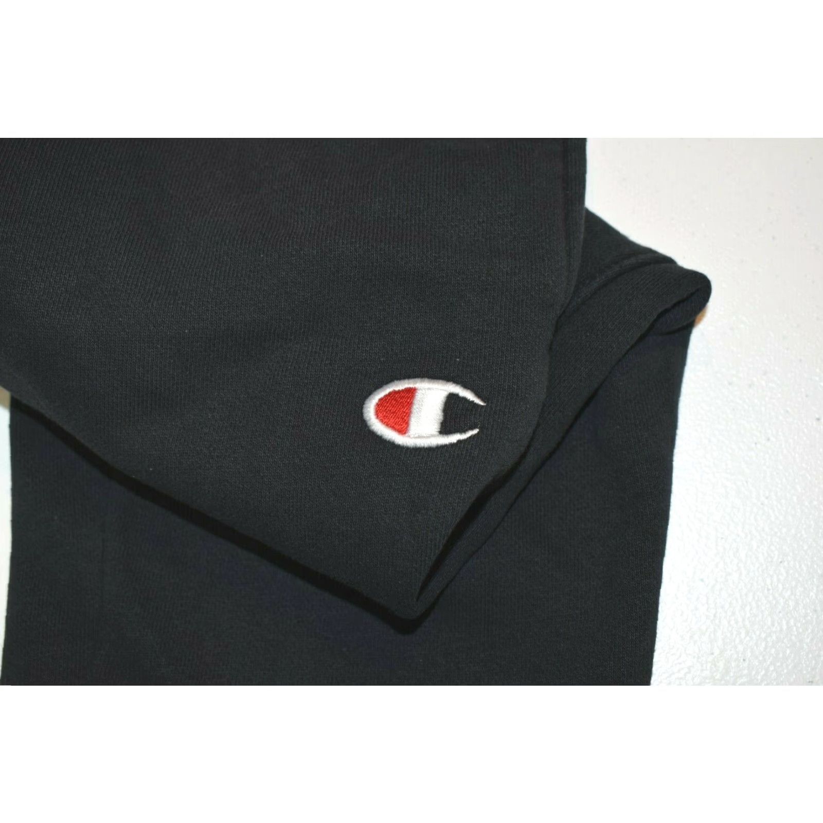 Champion Champion Sweatpants Joggers Black Unisex Adults Small Regular Inseam 30in Tapered Elastic Waist Pockets Heavyweight Cotton Blend Joggers Size 28" / US 6 / IT 42 - 5 Thumbnail