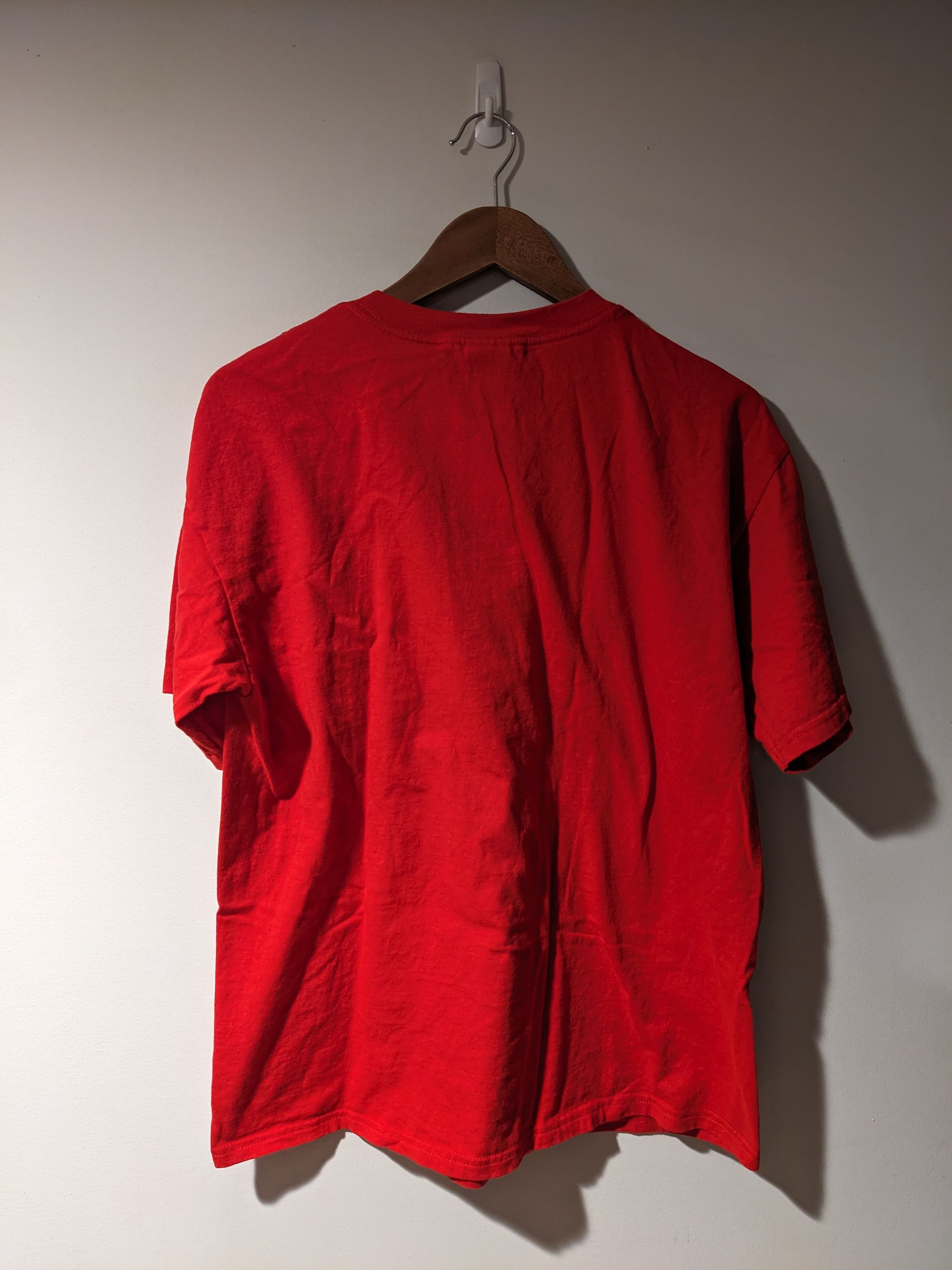 Gildan × Vintage Vintage 90s CNN News Journalist Logo Red Large T-Shirt Size US L / EU 52-54 / 3 - 4 Thumbnail