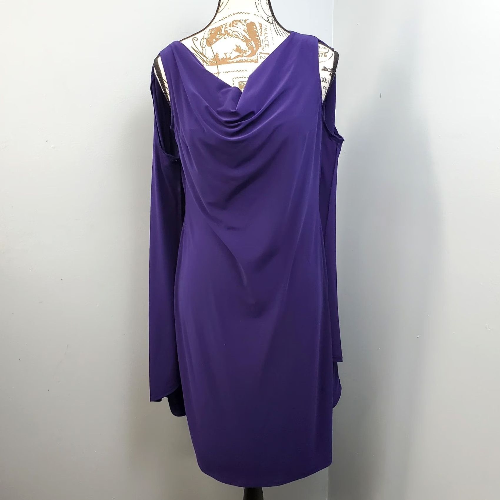 Jones New York Jones New York Dress Womens 8 Purple Tank Dress Polyester Sleeveless Knee Length Vintage? Pre-owned Size M / US 6-8 / IT 42-44 - 7 Thumbnail