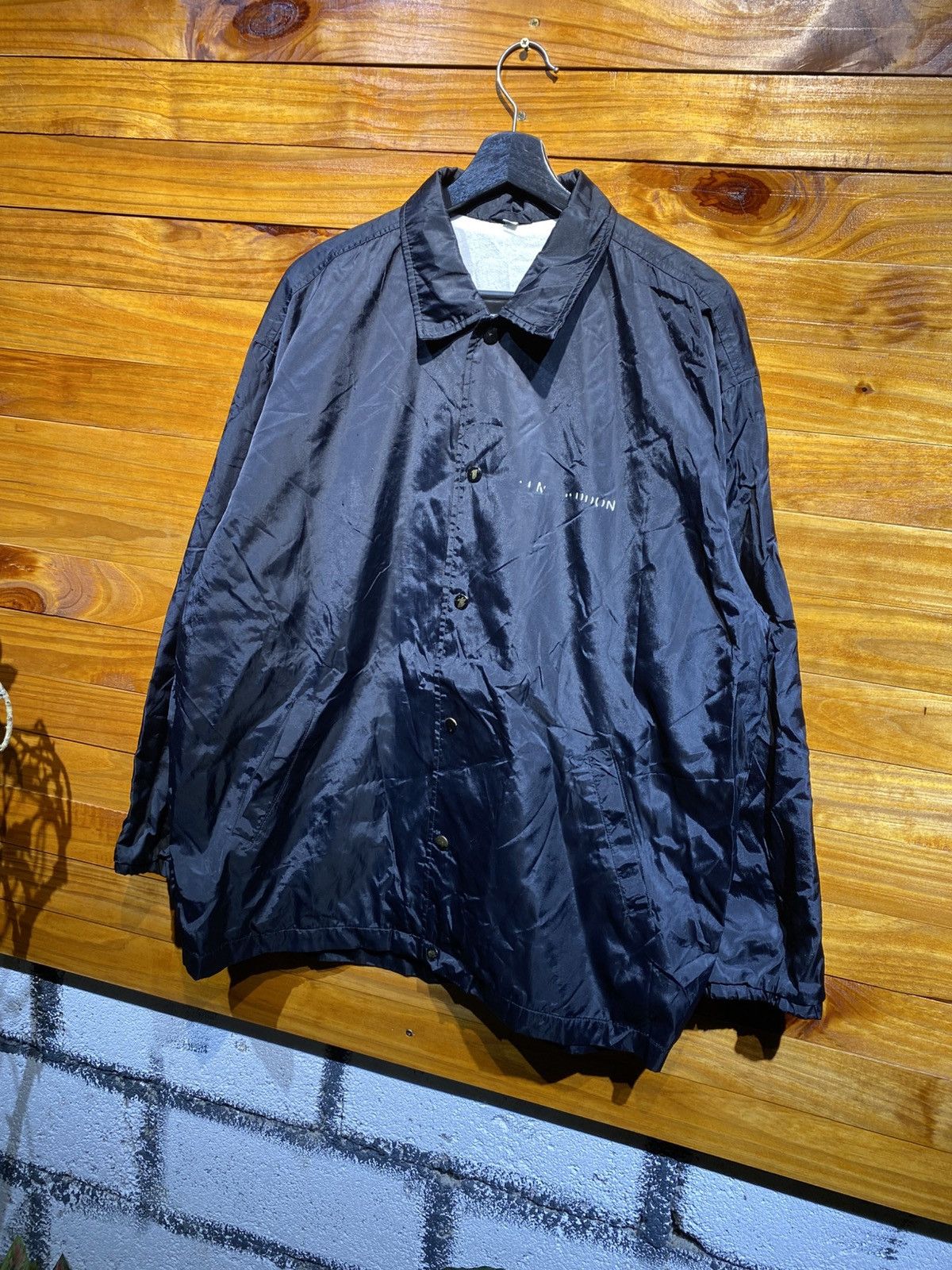 Vintage Vintage 1998 Armageddon Movie Promo Coach Jacket Black Size US L / EU 52-54 / 3 - 9 Thumbnail