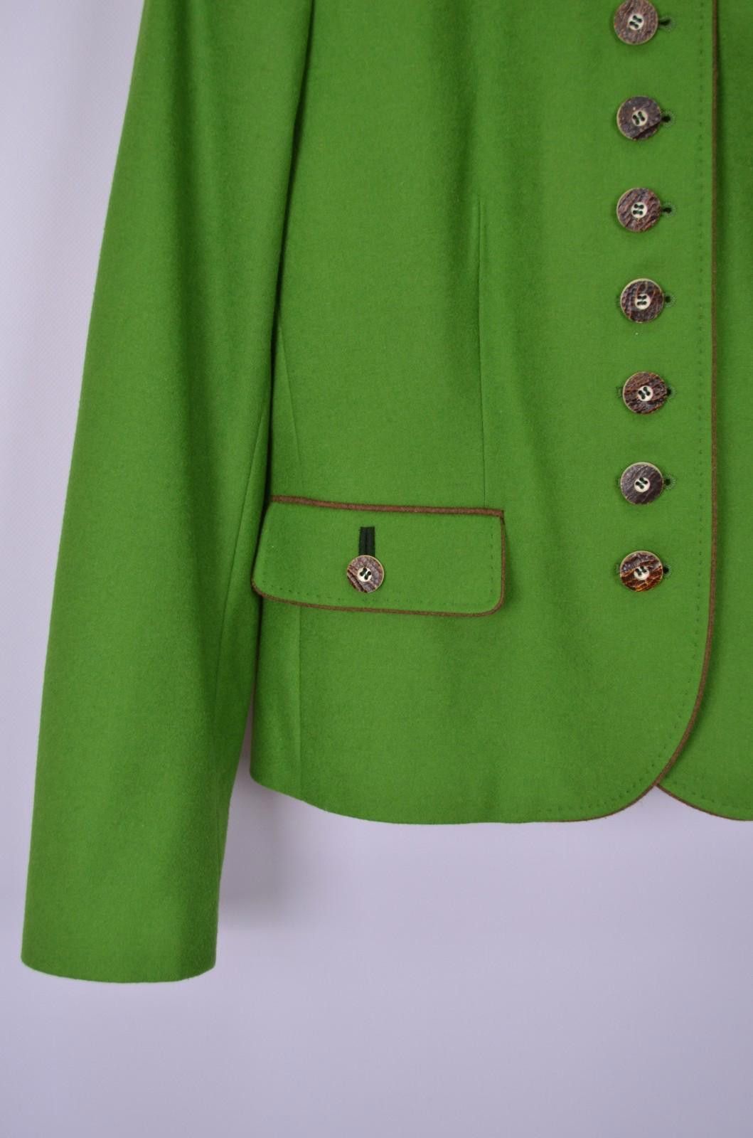 Designer H. Moser Austria Salzburg Blazer Womens US6 38 Green Jacket Size S / US 4 / IT 40 - 3 Thumbnail