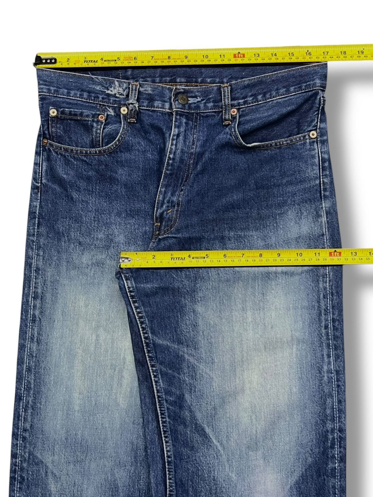Levi's Baggy Vintage 00s Levi’s 508 Japan - Faded Wash Jeans Size US 34 / EU 50 - 19 Thumbnail