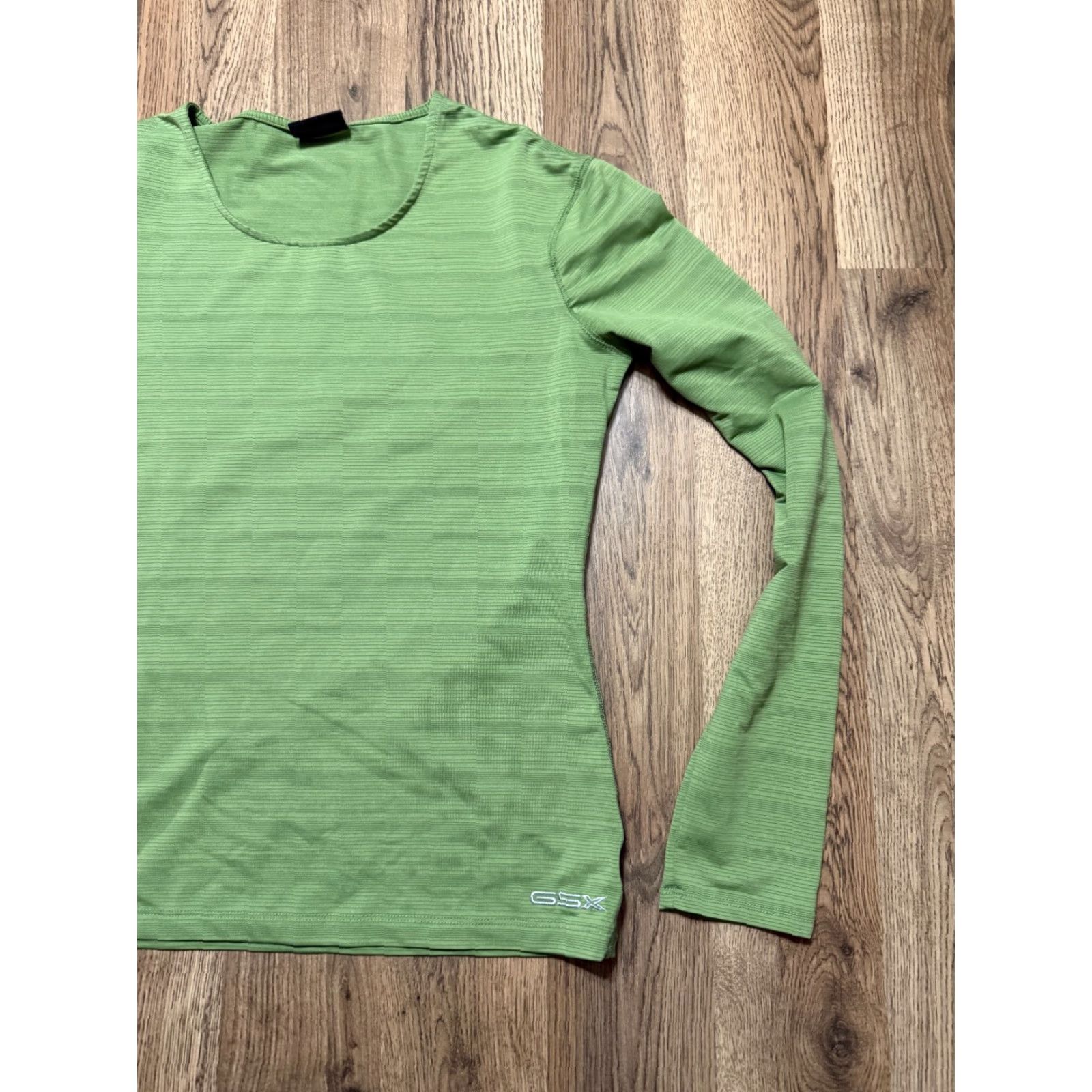 Vintage GSX Shirt Women’s Size S Green Striped Long Sleeve Athletic Wear Shirt Size S / US 4 / IT 40 - 4 Thumbnail