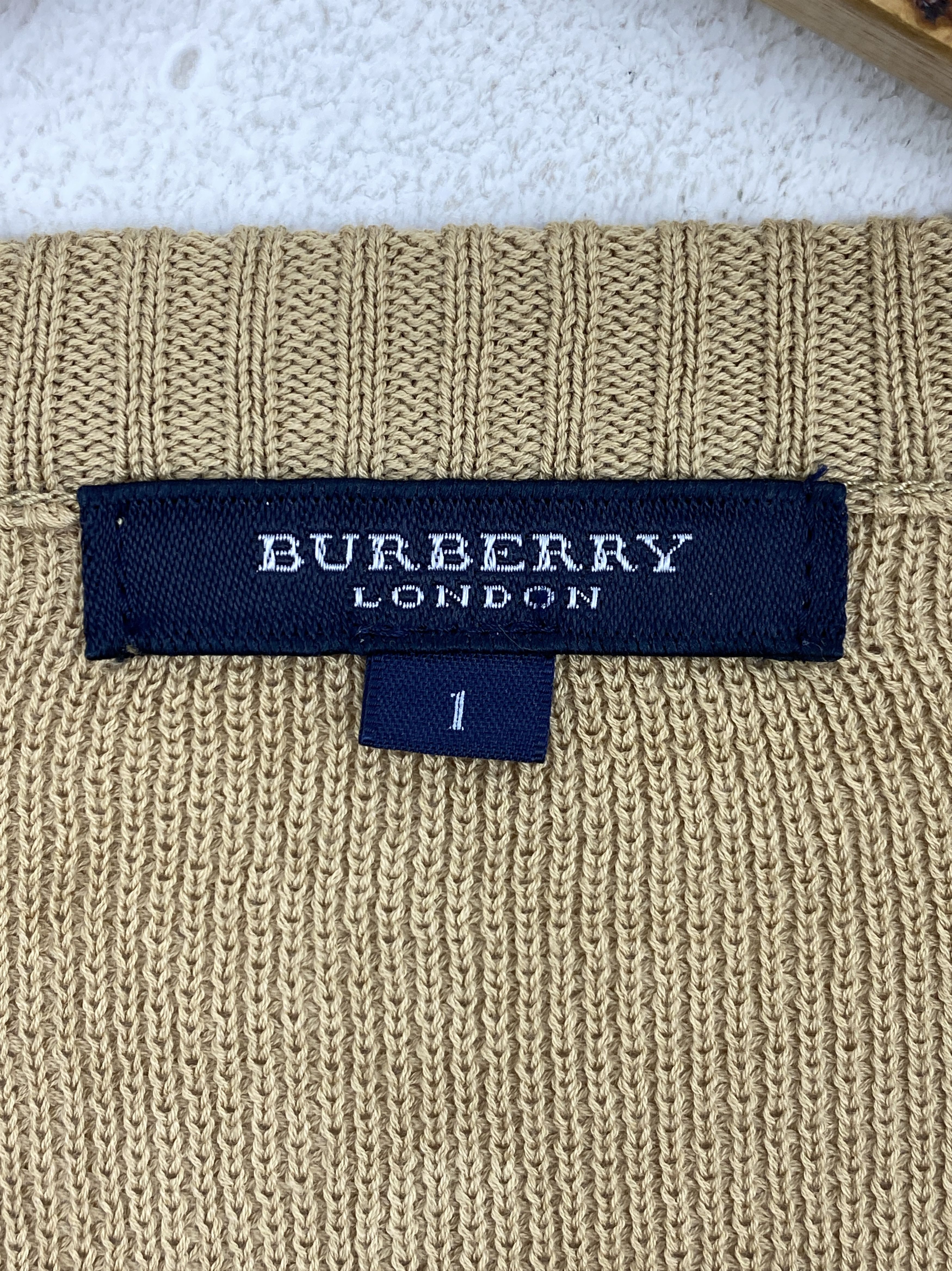 Burberry Burberry London Zipper Knitwear J1883 Size US S / EU 44-46 / 1 - 5 Thumbnail