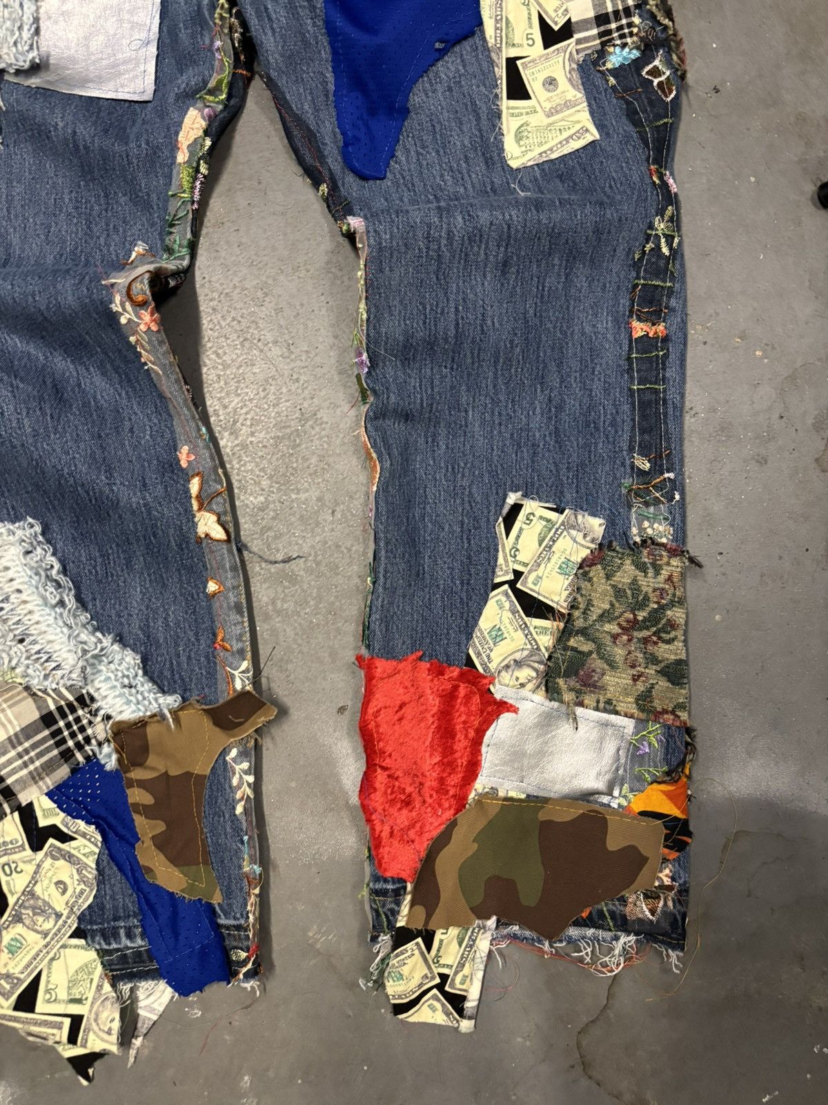 Levi's DirtyMoney x Levis Patchwork Denim Size US 36 / EU 52 - 4 Thumbnail