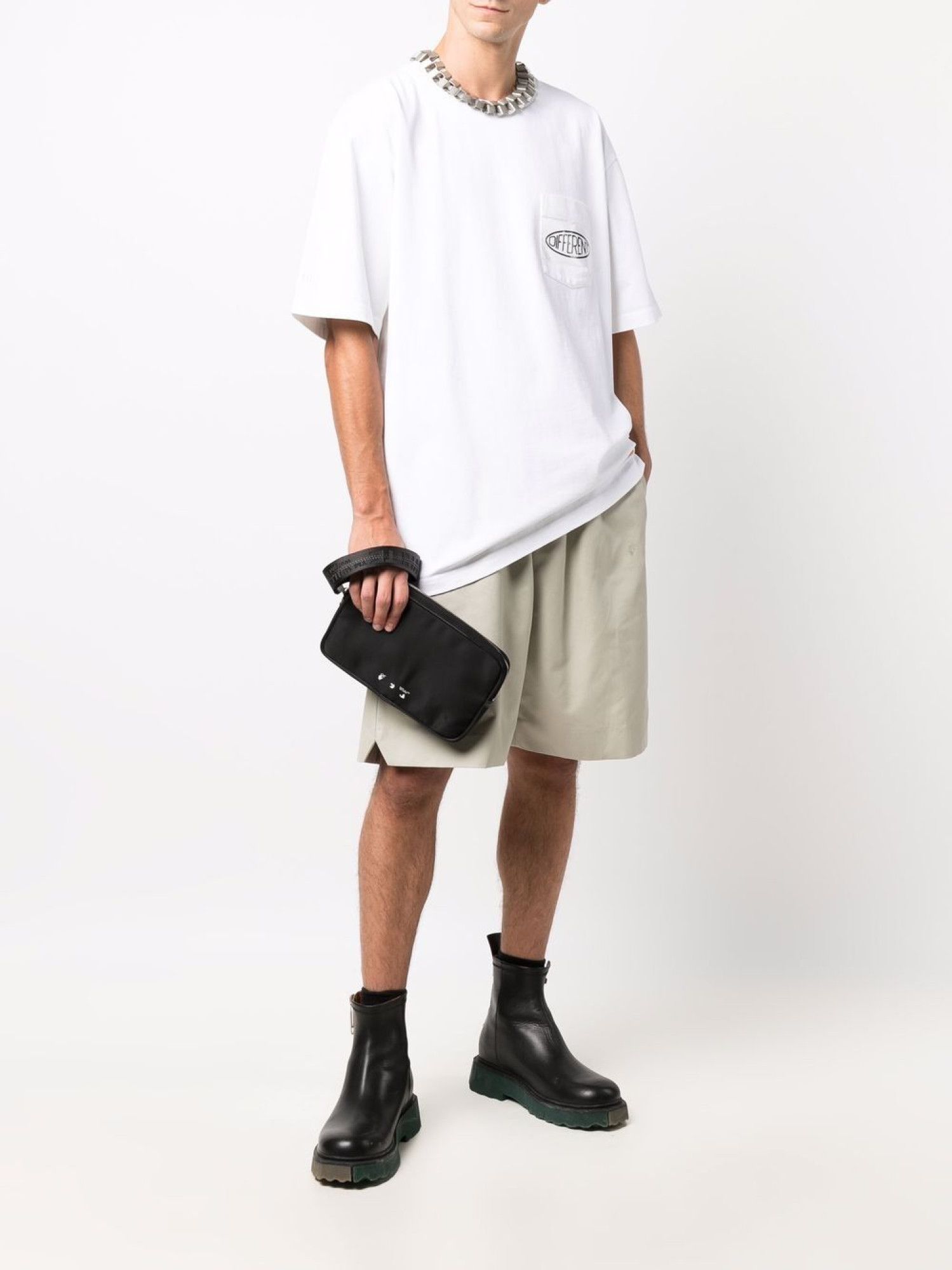 Off-White o1gr1nt0125 Lounge Short in Light Beige Size US 30 / EU 46 - 2 Thumbnail