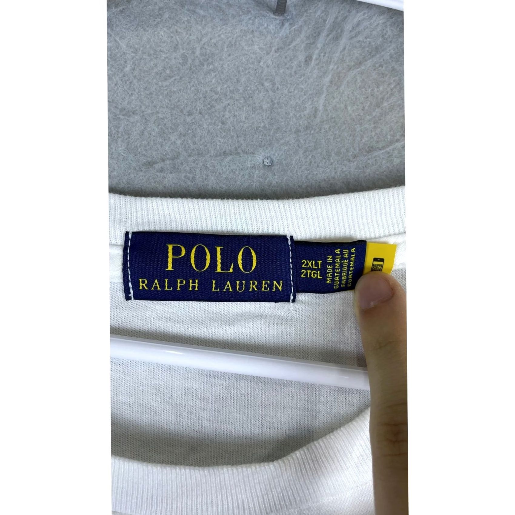 Polo Ralph Lauren Polo Ralph Lauren T-Shirt Mens 2XLT White Triple Pony Graphic Tee Size US XXL / EU 58 / 5 - 6 Thumbnail