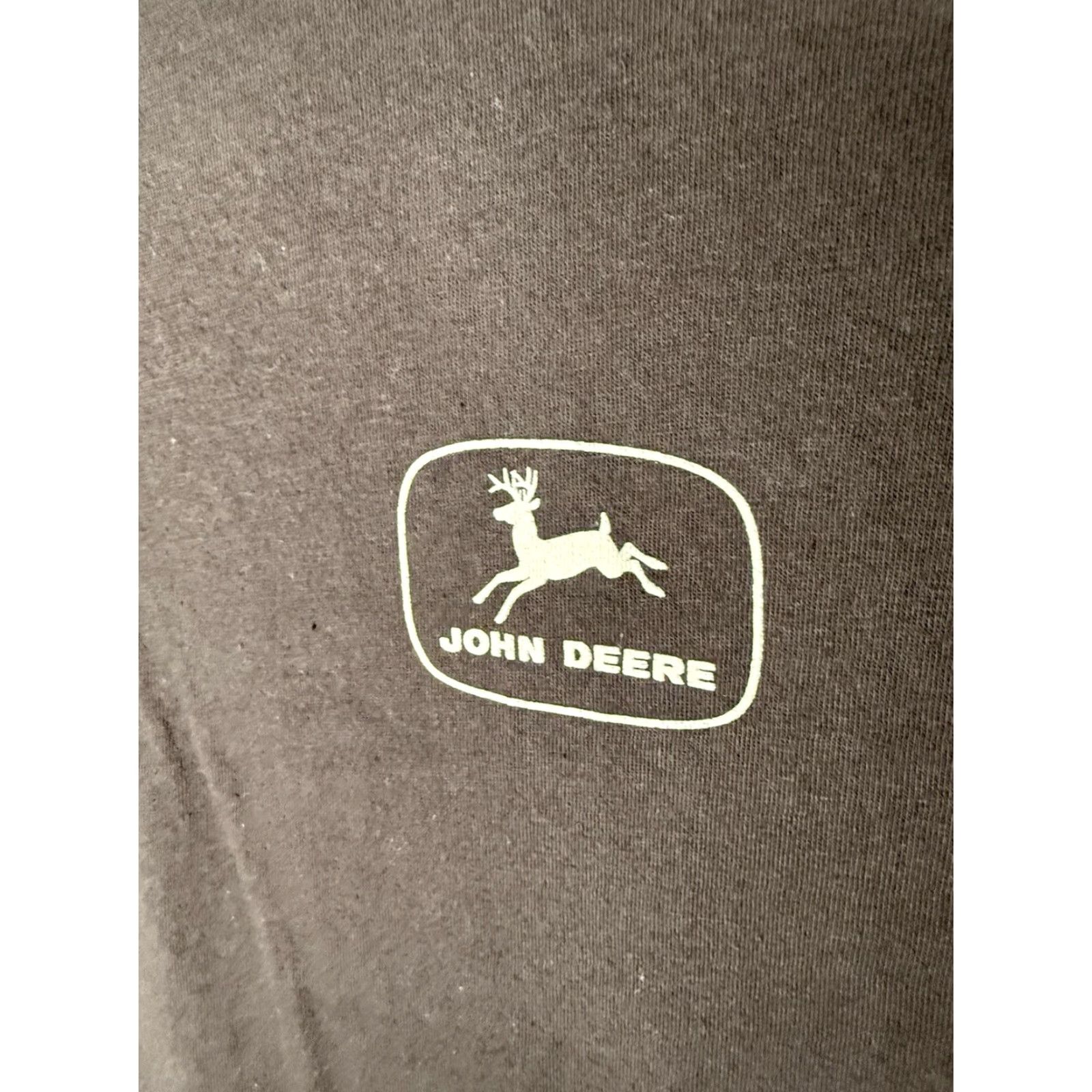 John Deere John Deere T Shirt Mens 3XL Black Logo Short Sleeve Crew Neck NWT Antiques Farming Vintage? Size US XXL / EU 58 / 5 - 4 Thumbnail