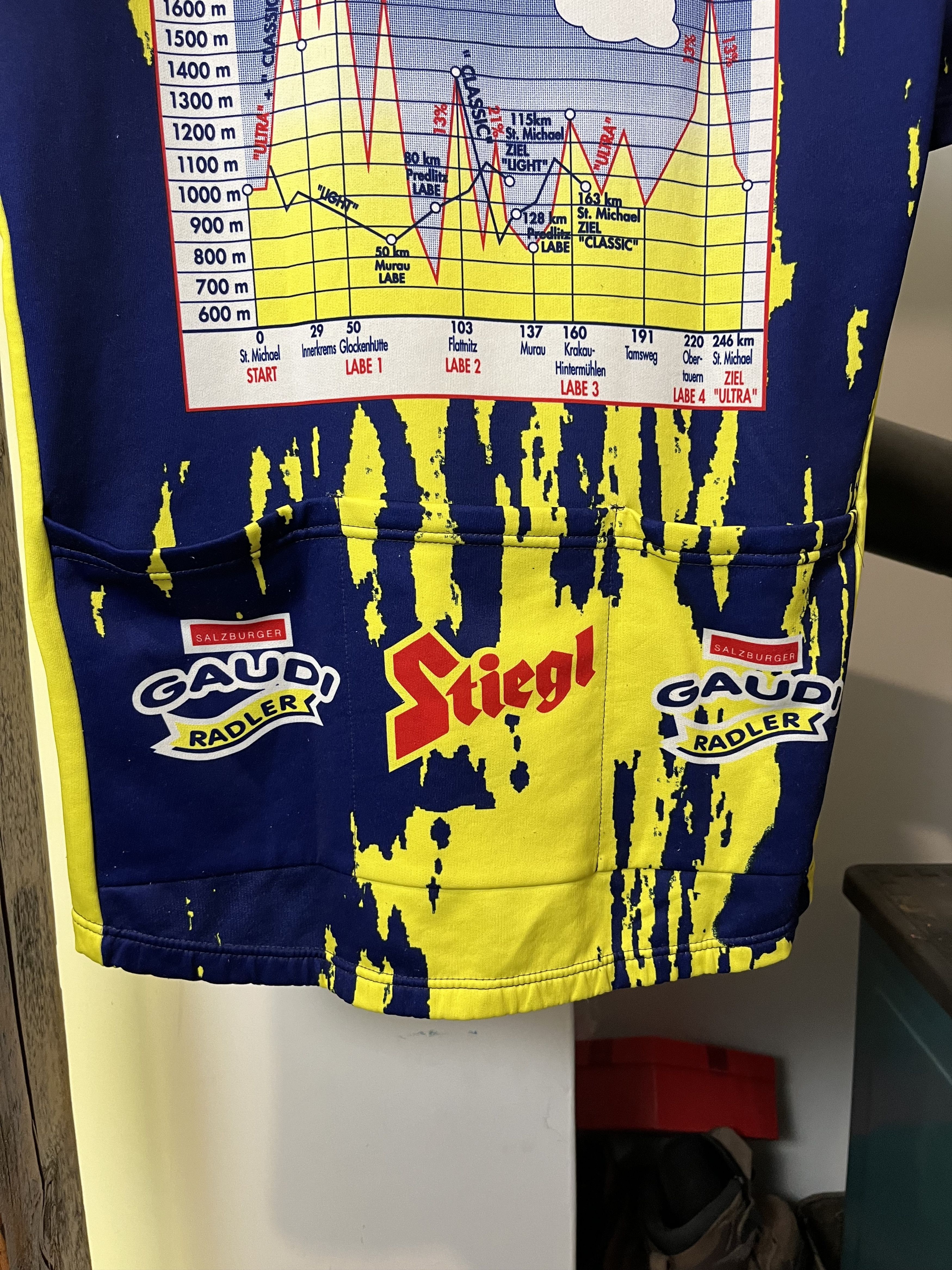 Vintage 90s Fullpritn Cycling Jersey St Michaels Size US XL / EU 56 / 4 - 9 Thumbnail