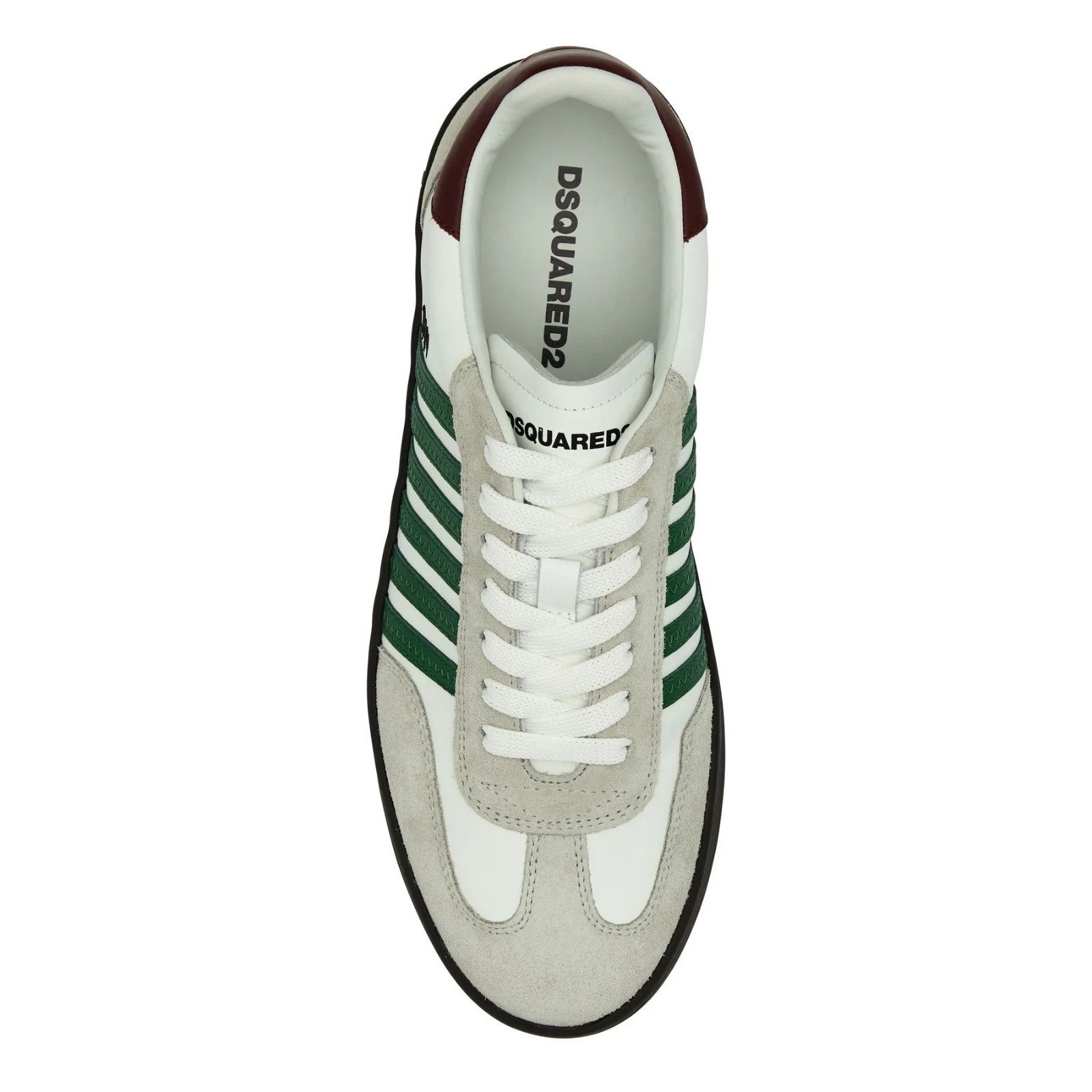 Dsquared2 DSQUARED2 Boxer White Leather Sneakers New & Authentic (Men' Size US 7.5 / EU 40-41 - 4 Thumbnail