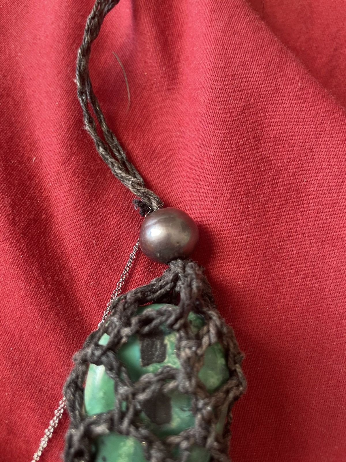 If Six Was Nine Maniac Corporation AVATA Turquoise and Pearl Necklace Size ONE SIZE - 7 Thumbnail