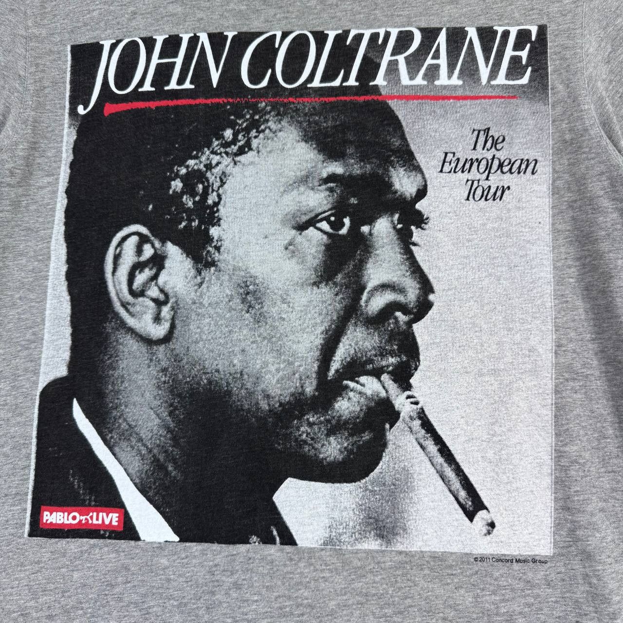 Zara Zara John Coltrane T Shirt Grey Jazz Music European 2011 M Size US M / EU 48-50 / 2 - 3 Thumbnail