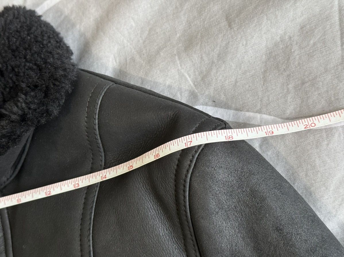 Drome Drome Shearling Leather Bomber Jacket Black Medium Size US M / EU 48-50 / 2 - 17 Thumbnail