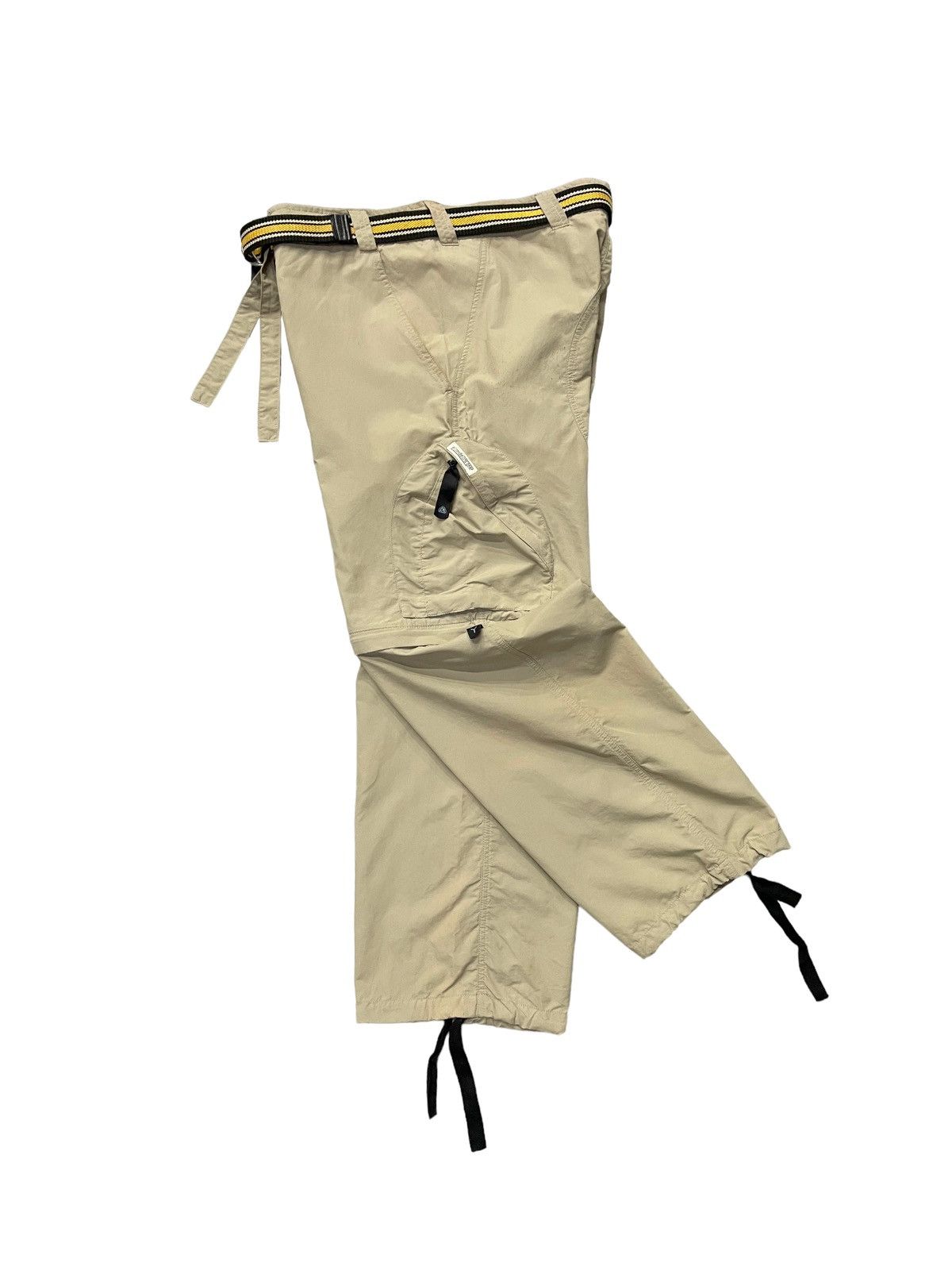 Nike × Nike ACG × Vintage Vintage Nike ACG Convertible Technical Cargo Pants With Belt Size US 32 / EU 48 - 3 Thumbnail