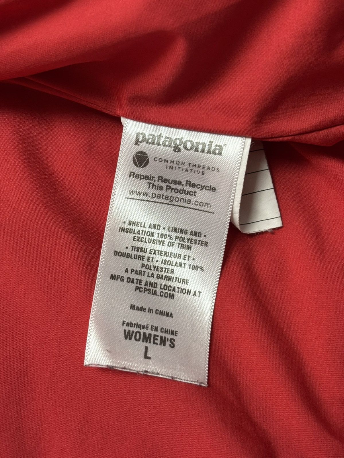 Patagonia Patagonia Insulated Liner Jacket Coat Red Womens Size L Size L / US 10 / IT 46 - 13 Thumbnail