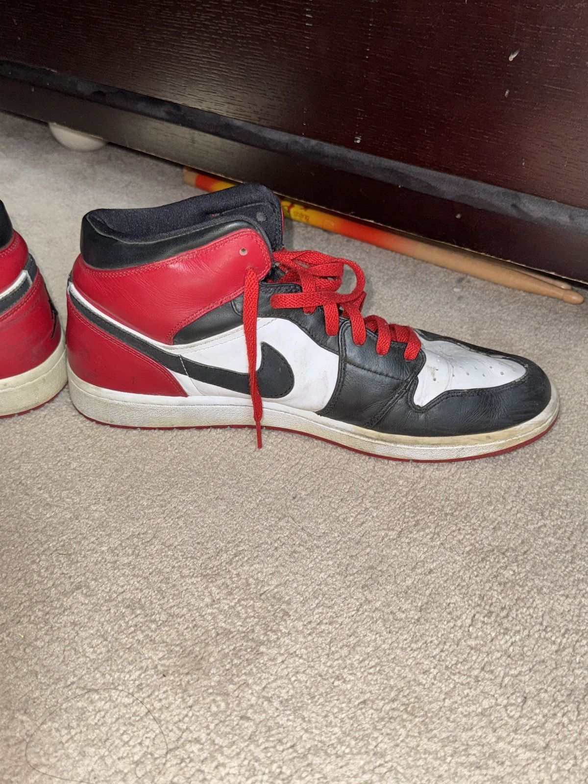 Jordan Brand Air Jordan One Mid Old Love 2007 Vintage Size US 12.5 / EU 45-46 - 6 Thumbnail