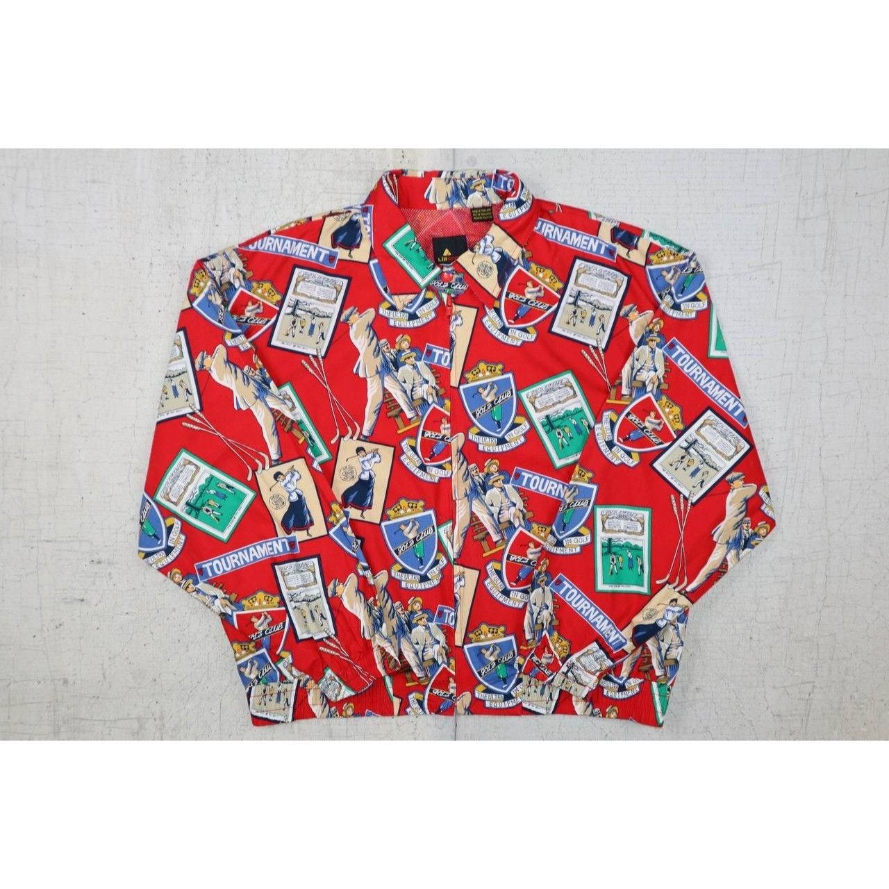 Vintage Vintage LizSport Golf Jacket Womens Size Large Red Graphic Size L / US 10 / IT 46 - 8 Thumbnail