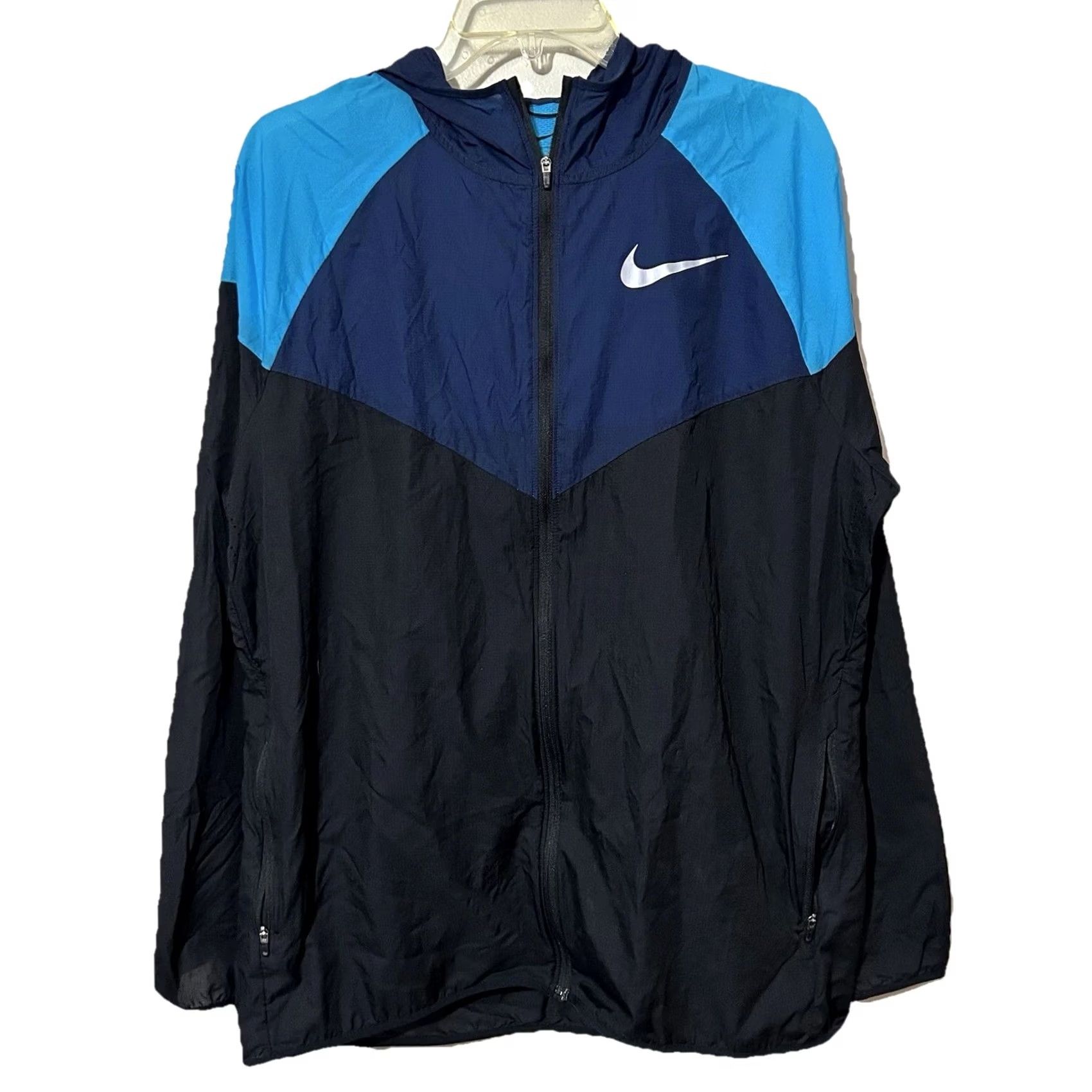 Nike Nike Windrunner Jacket Mens L Full Zip Windbreaker Blue Size US L / EU 52-54 / 3 - 2 Thumbnail