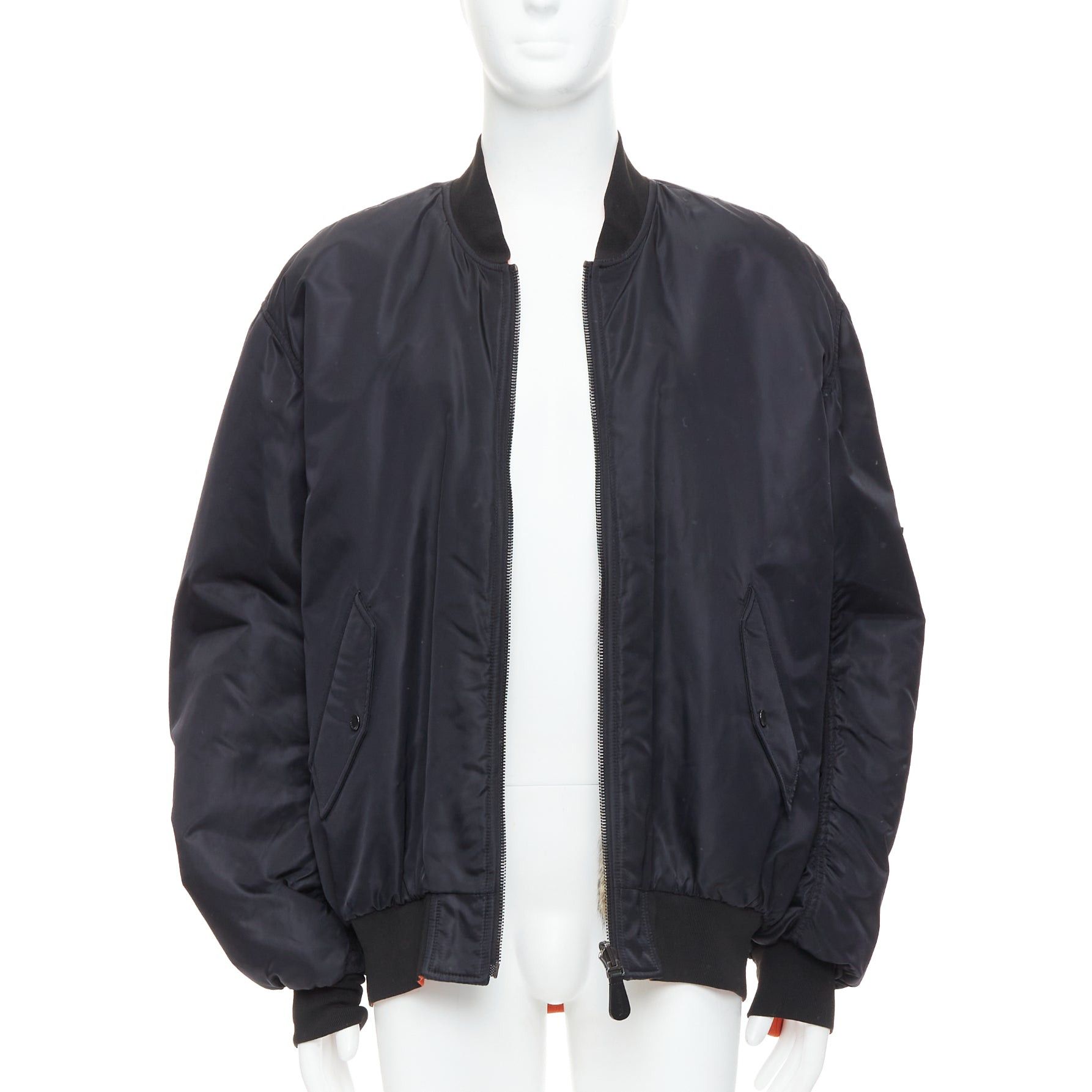 Yves Salomon YVES SALOMON HOMME brown genuine real fur lined oversized bomber jacket FR46 S Size US S / EU 44-46 / 1 - 1 Thumbnail