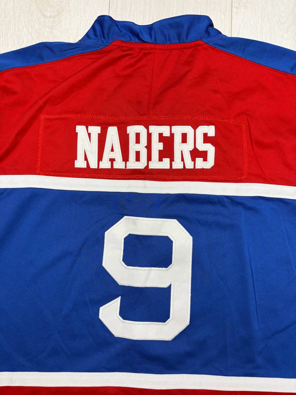 NFL Nike #9 NABERS New York Giants Red Alternate Jersey Size US L / EU 52-54 / 3 - 6 Thumbnail