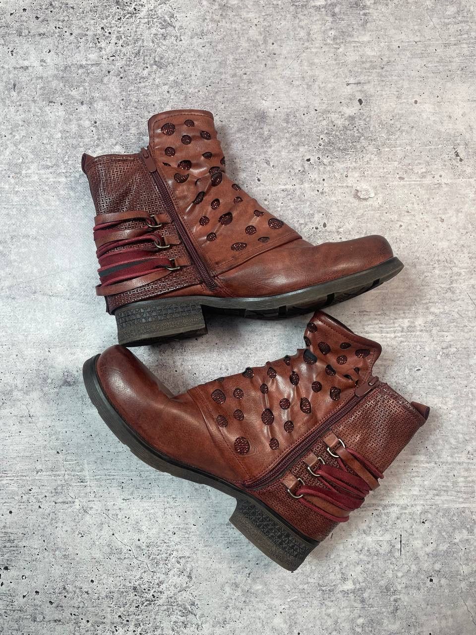 A.S.98 Vintage AS98 Airstep Style Ankle Zip Boots Y2K Size US 9 / IT 39 - 4 Thumbnail