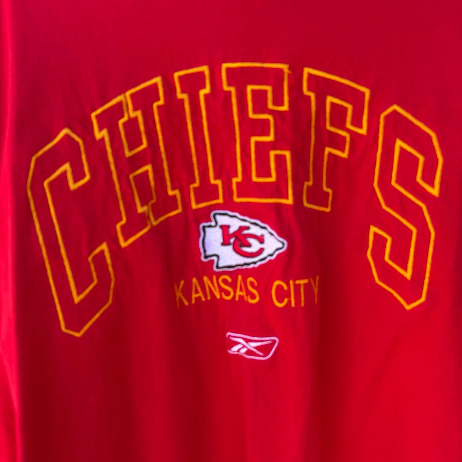 Reebok Vintage 90s Kansas City Chiefs tee Size US XL / EU 56 / 4 - 2 Thumbnail