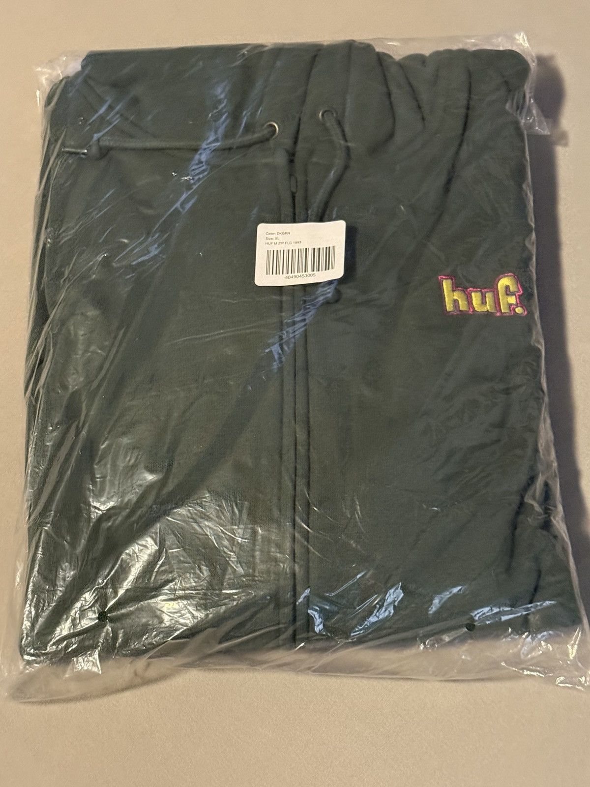 Huf HUF Worldwide Men’s 1993 Full Zip Hoodie Green Brand New DS Size US XL / EU 56 / 4 - 2 Thumbnail