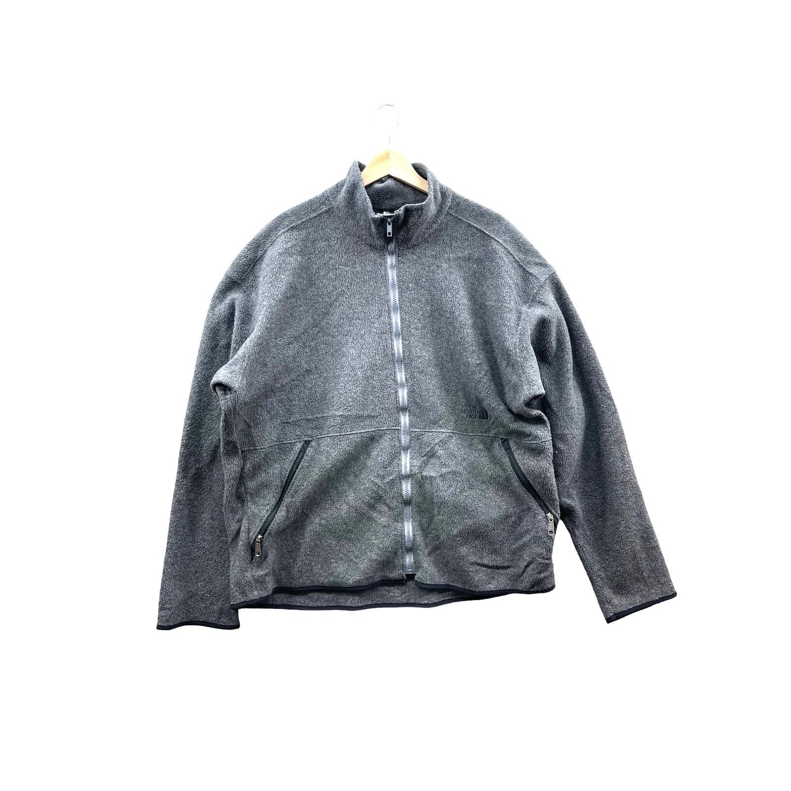 The North Face × Vintage The North Face Men's 90's Full Zip Dark Gray Fleece Jacket Size US XXL / EU 58 / 5 - 1 Thumbnail