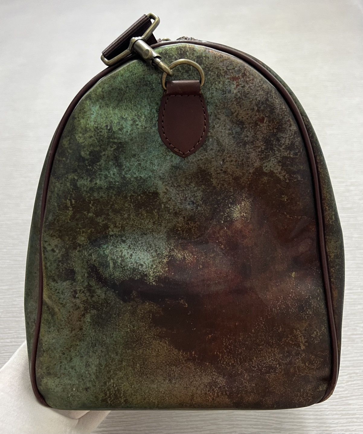 Jean Paul Gaultier JPG - FW95 - Cyber Iridescent Rust Two Way Boston Duffle Bag Size ONE SIZE - 11 Thumbnail