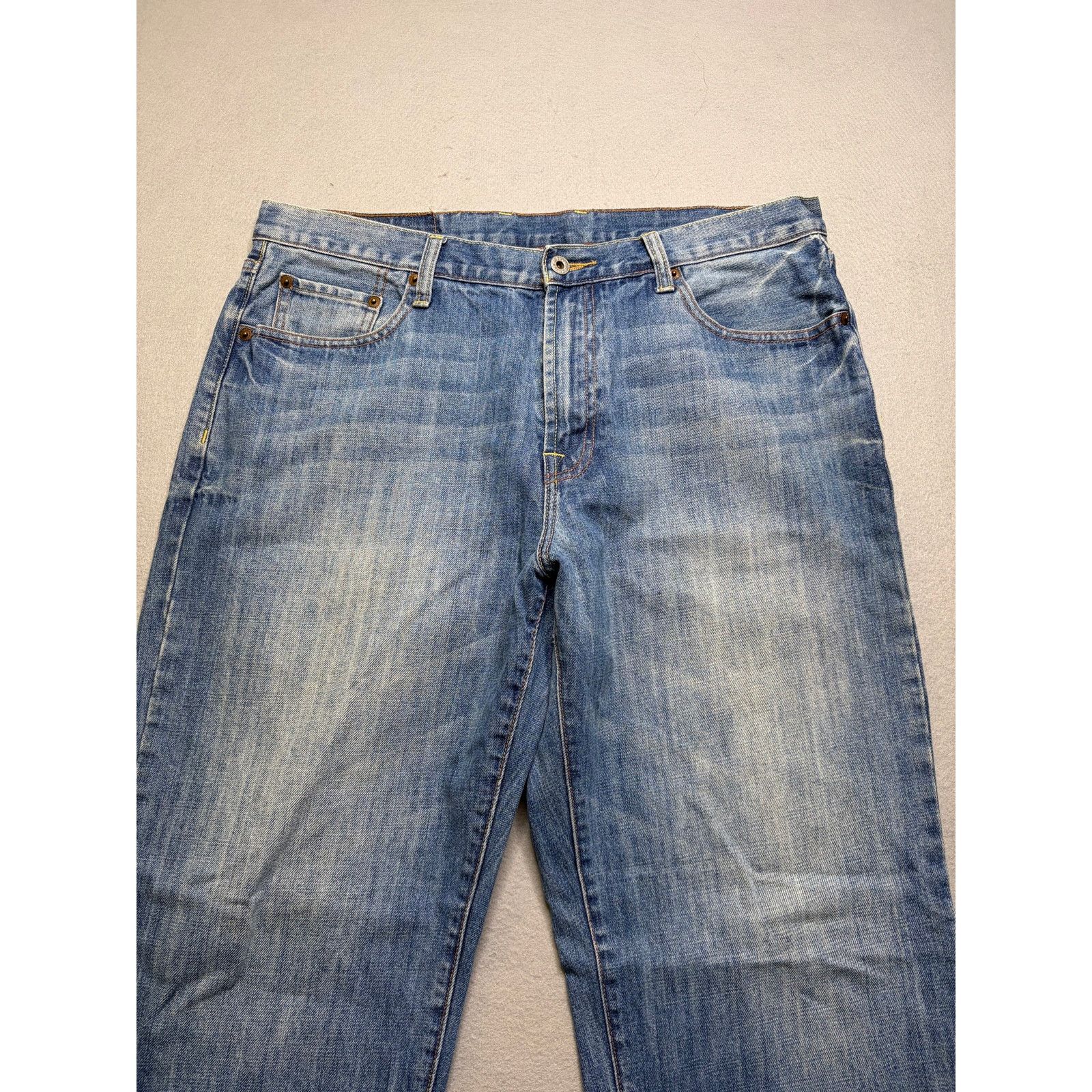 Lucky Brand Lucky Brand Sweet N Low Men’s Wide Leg Jeans Size 36 Y2K Size US 36 / EU 52 - 2 Thumbnail