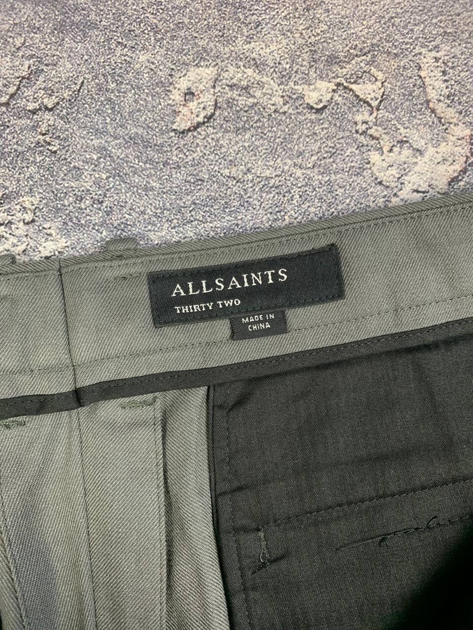 Allsaints AllSaints Gray Wool Blend Trousers W32 Tailored Cropped Fit Size US 34 / EU 50 - 10 Thumbnail