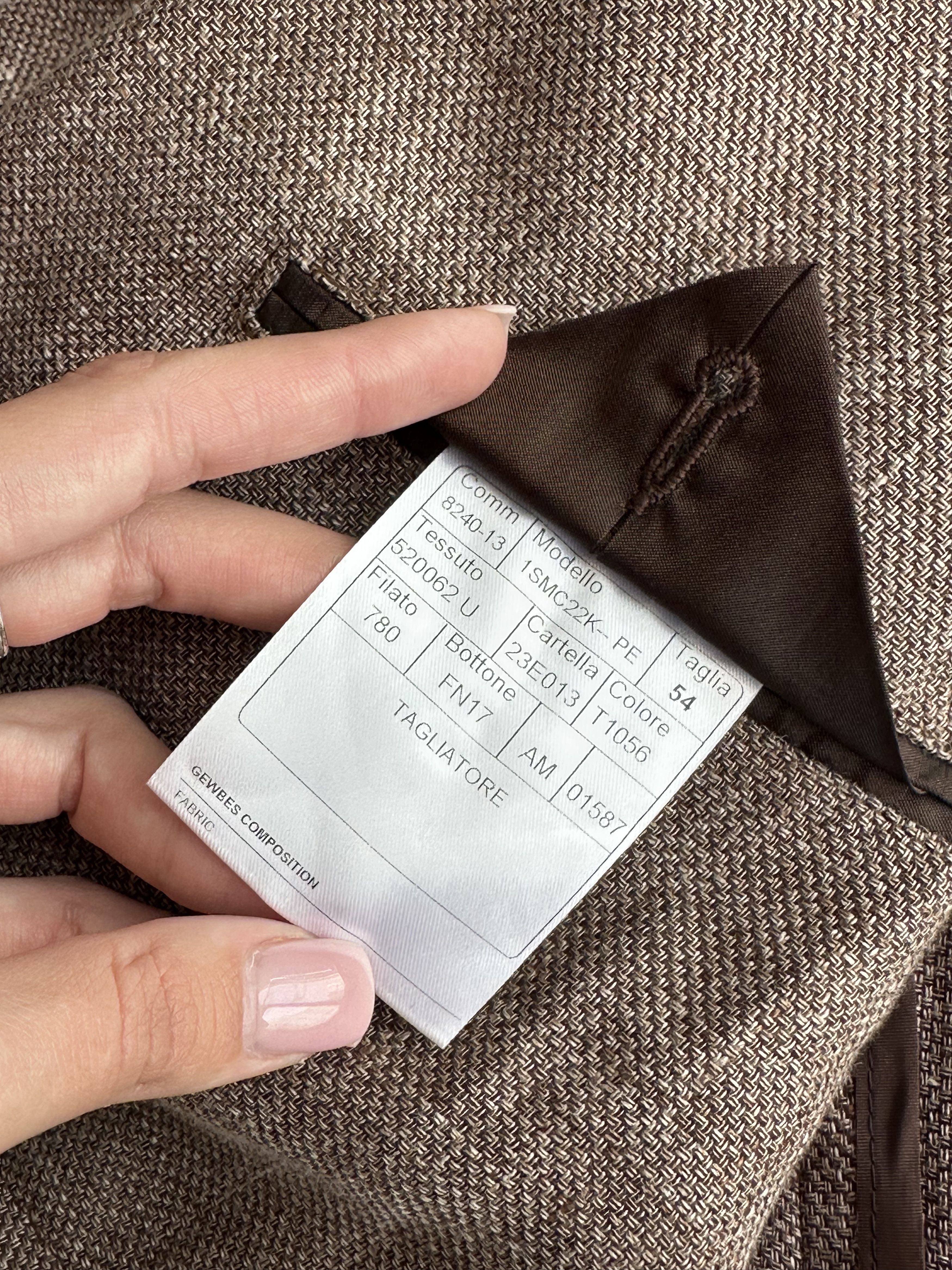 Tagliatore Tagliatore Linen Blazer Size 54R - 13 Thumbnail